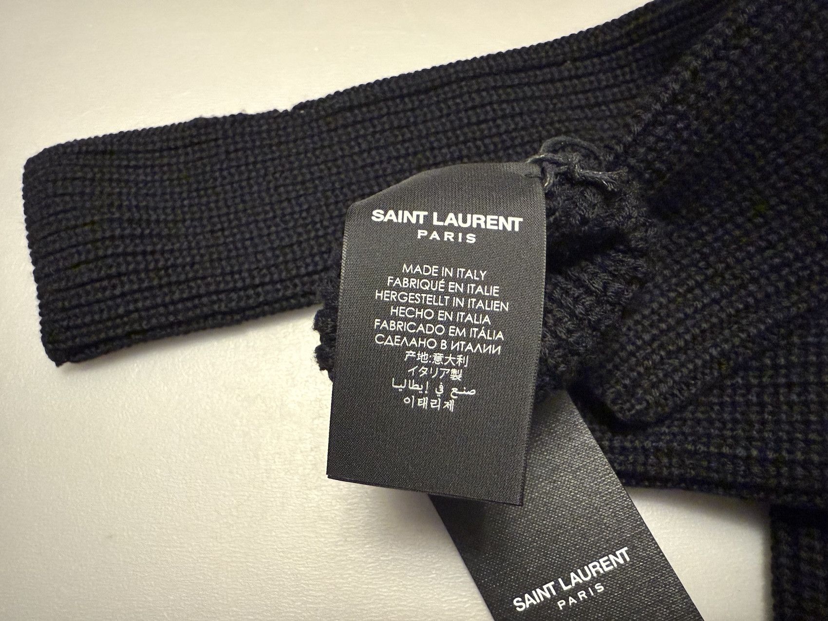 Saint Laurent Paris FW'22 Mittens Long Fingerless Size ONE SIZE - 2 Thumbnail