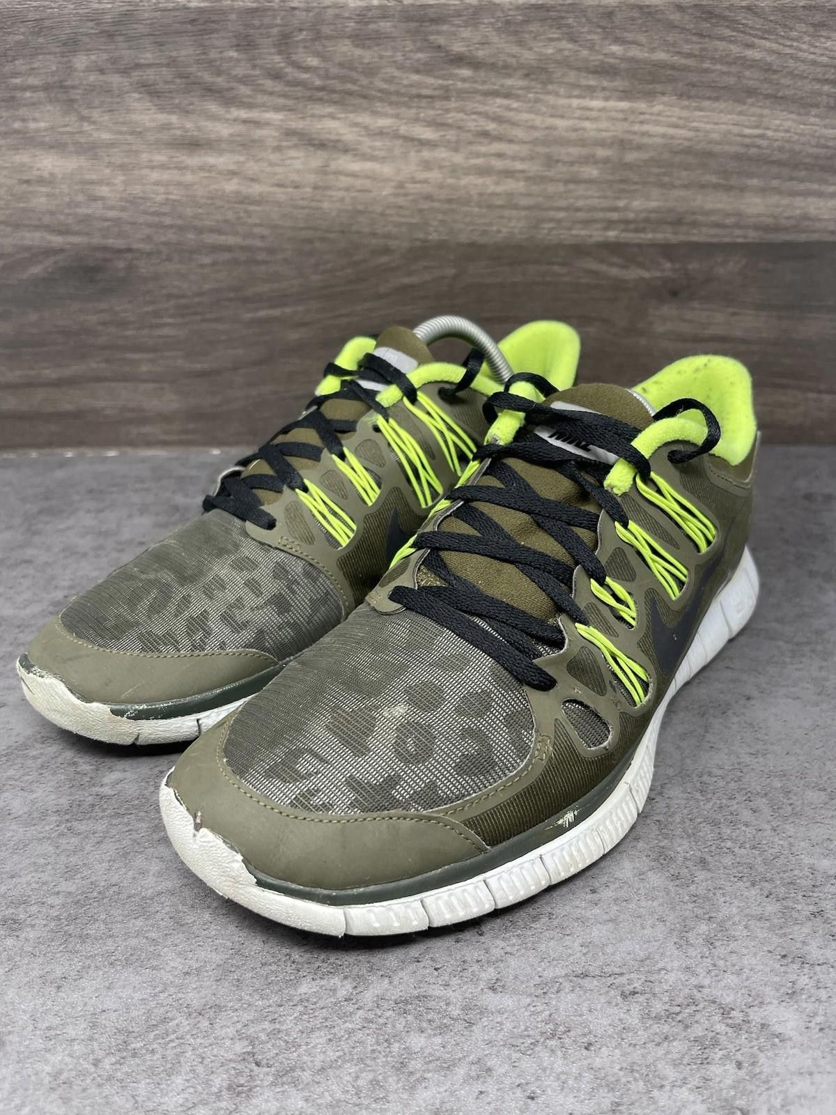 Nike Nike Free 5.0 Sneakers Mens Size 9 Green Shield Running Size US 9 / EU 42 - 2 Thumbnail