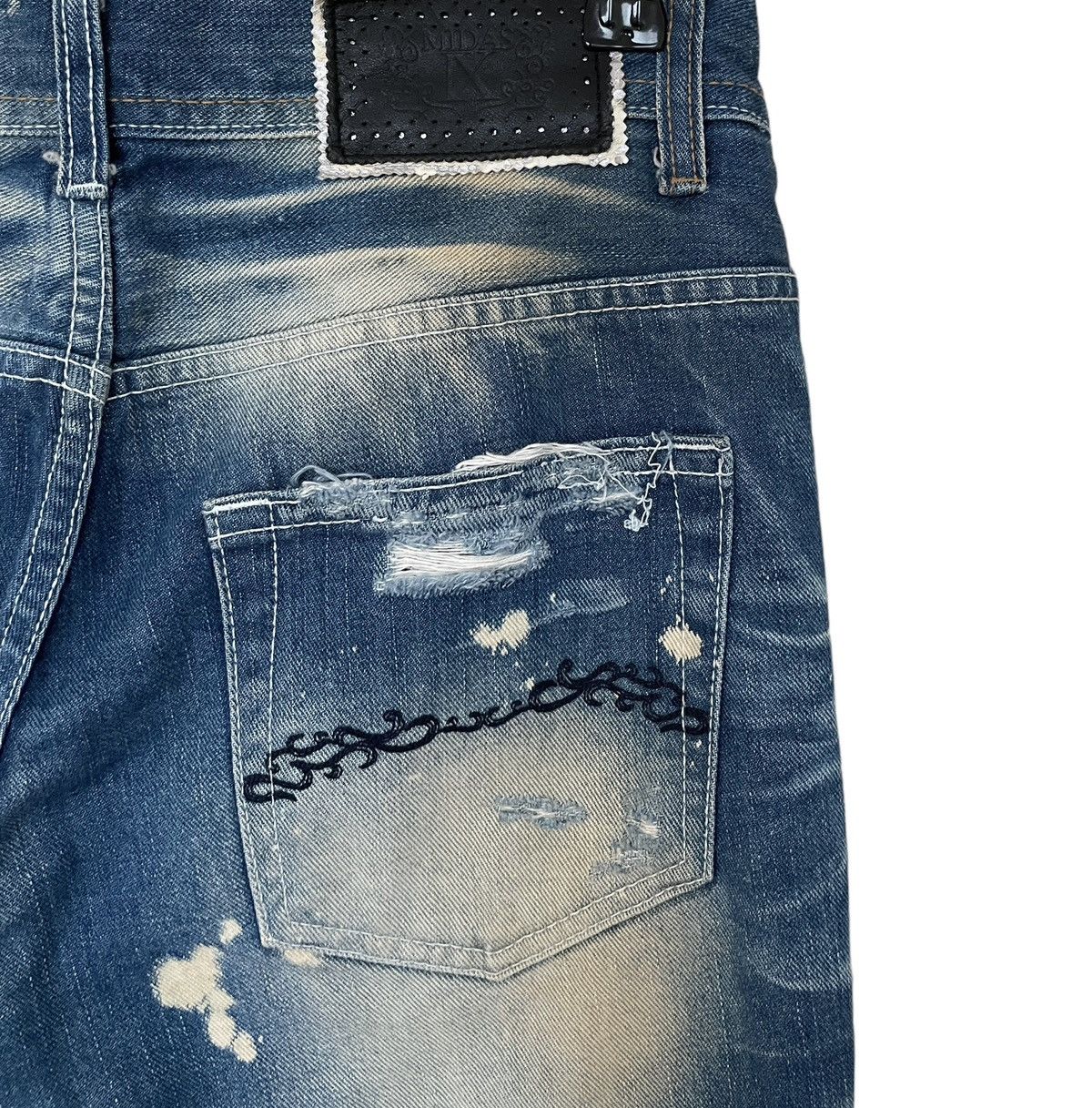 If Six Was Nine Vintage Japanese Brand Midas Flared Jeans 1990s Size US 40 / EU 56 - 8 Thumbnail