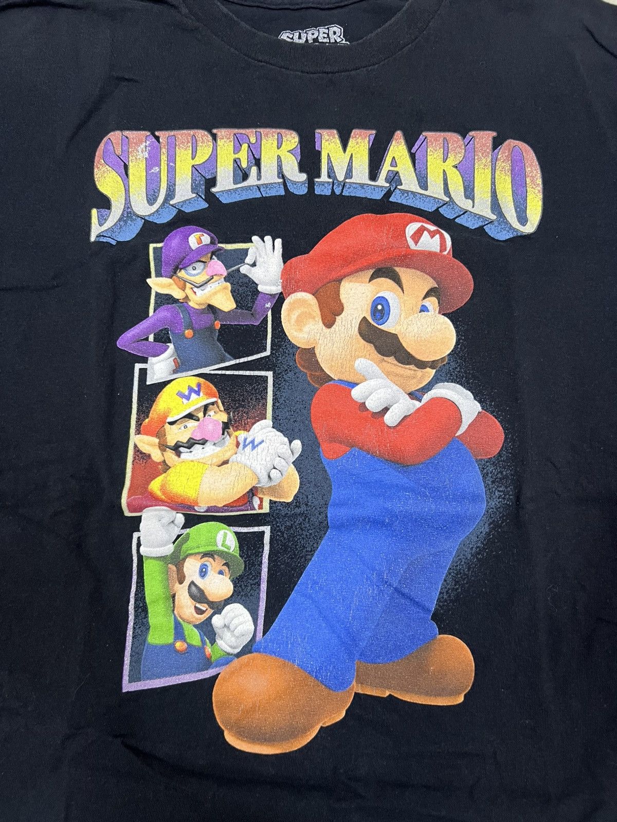Cartoon Network Super Mario Character Mario Luigi Wario Waluigi T-shirt Size US M / EU 48-50 / 2 - 2 Thumbnail