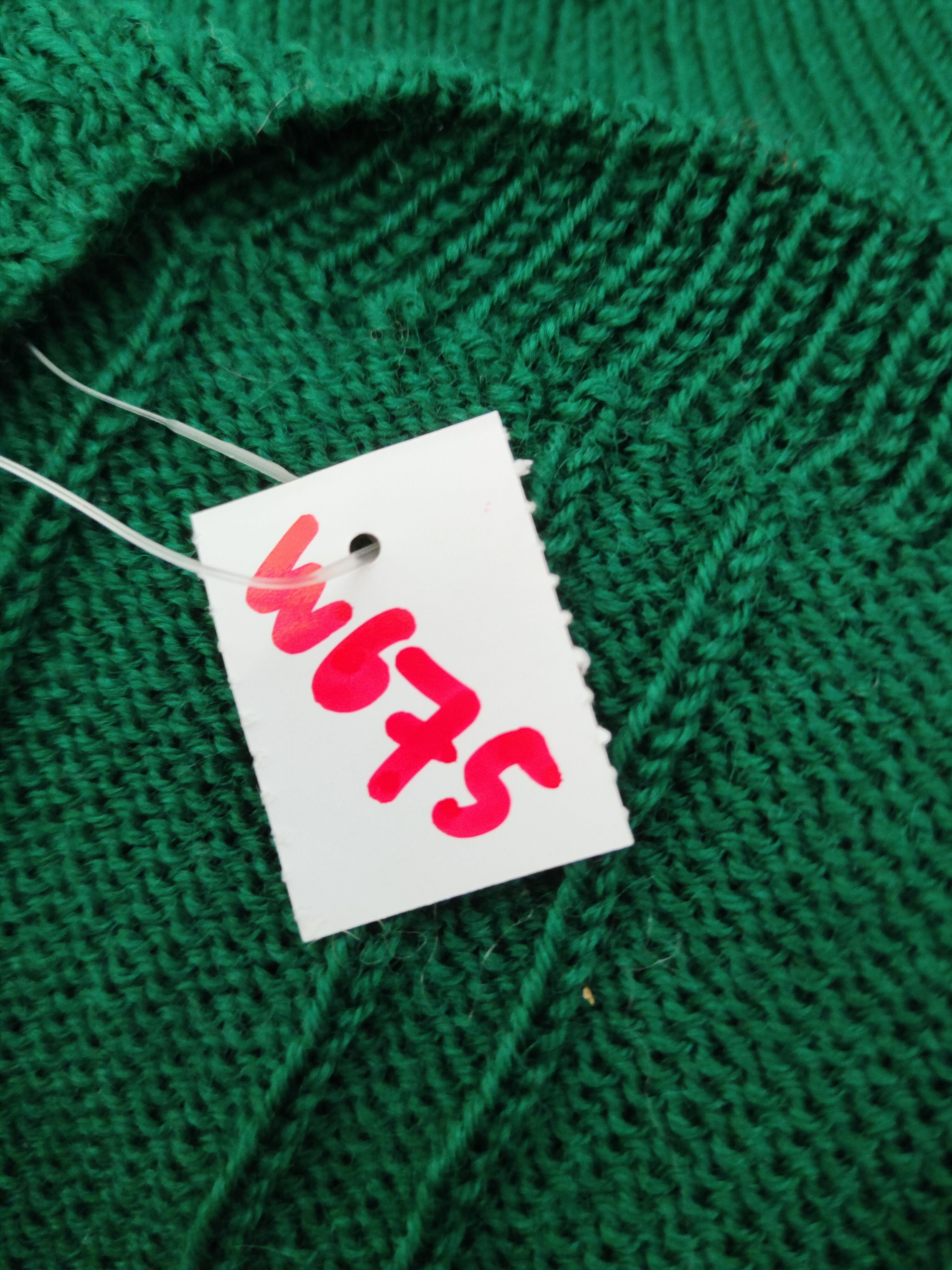 Homespun Knitwear × Japanese Brand × Vintage Japanese Brand Green Knitwear Vests #W675 Size XS / US 0-2 / IT 36-38 - 10 Thumbnail