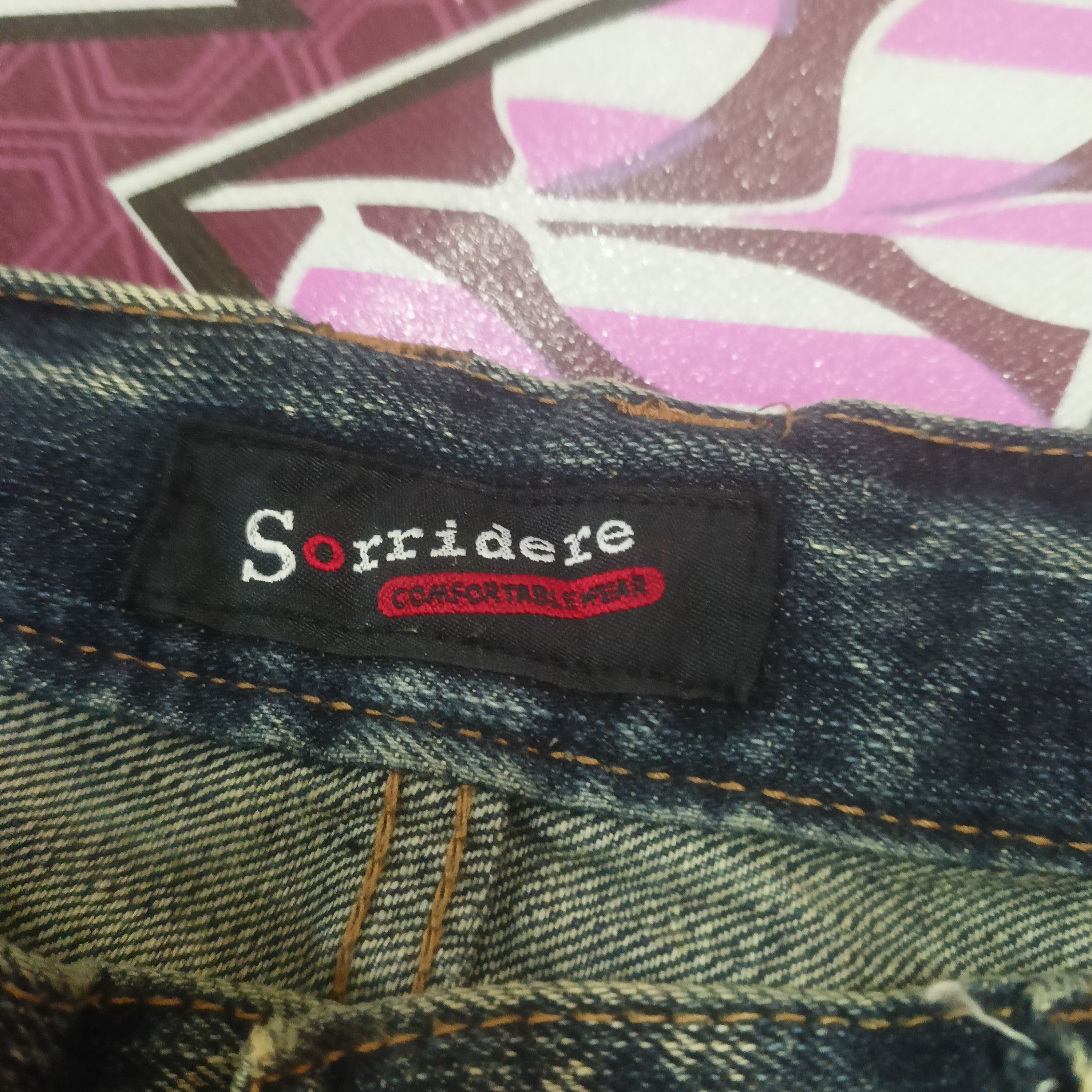 If Six Was Nine 💥Insane💥 Sick Sorridere Japan Flared Distressed Jeans Size US 30 / EU 46 - 12 Thumbnail