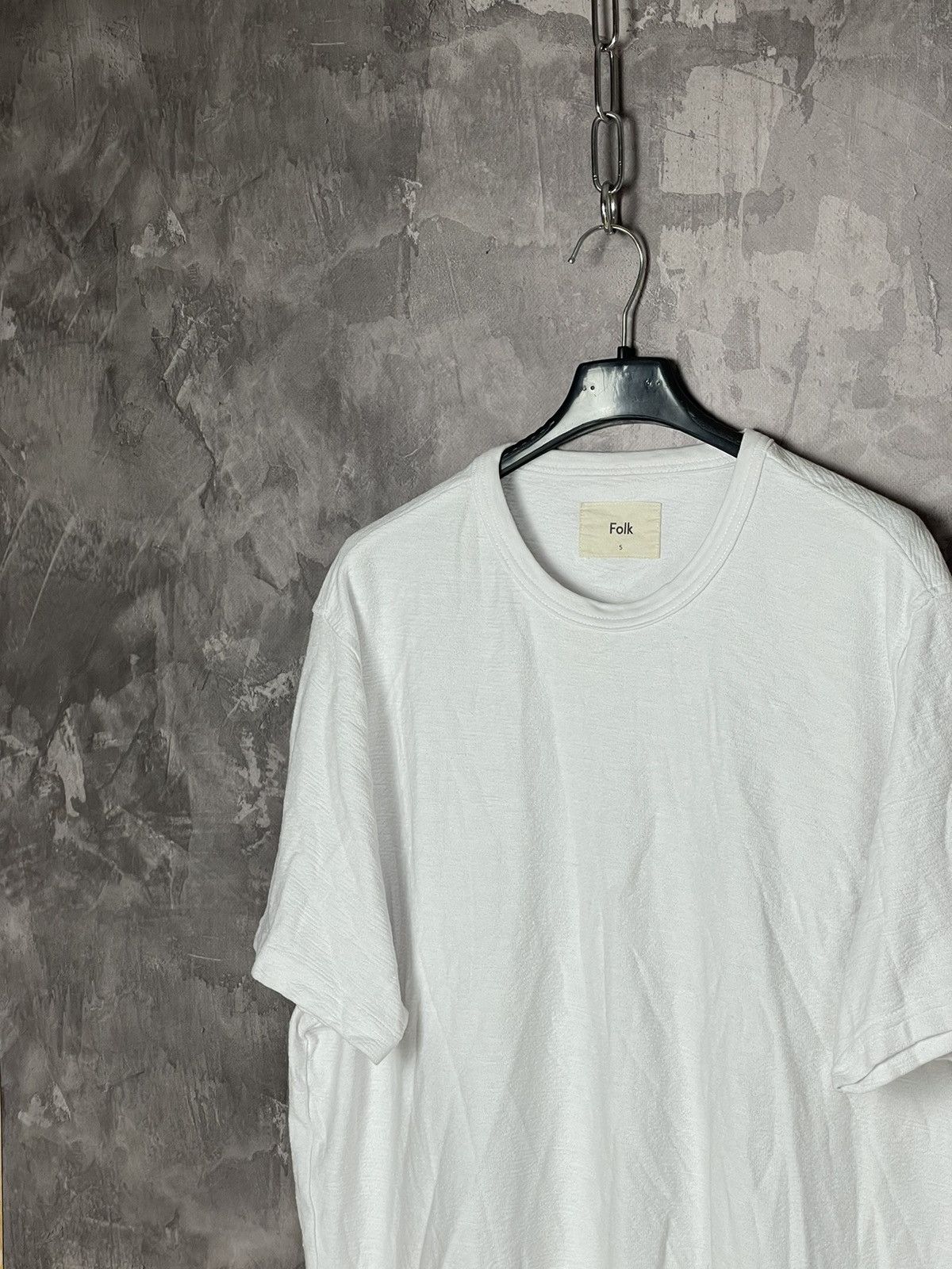 Folk × Other UK Folk Marret White Basic streetwear SS T-Shirt Size L Size US L / EU 52-54 / 3 - 7 Thumbnail