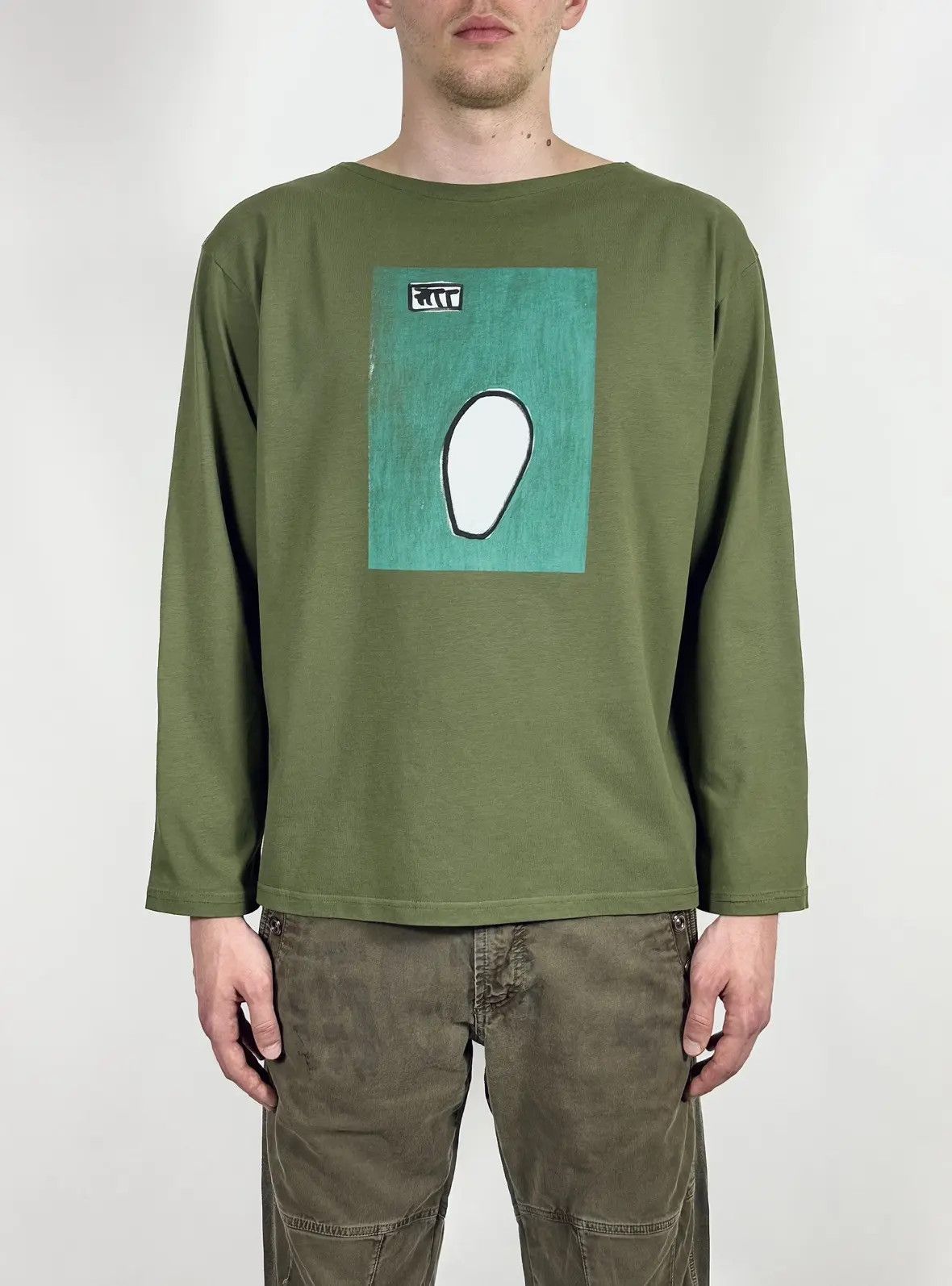 agnes b. Agnes B Emil Halmos Artist Boxy Fit Bowie Long Sleeve Tee Size US M / EU 48-50 / 2 - 3 Thumbnail