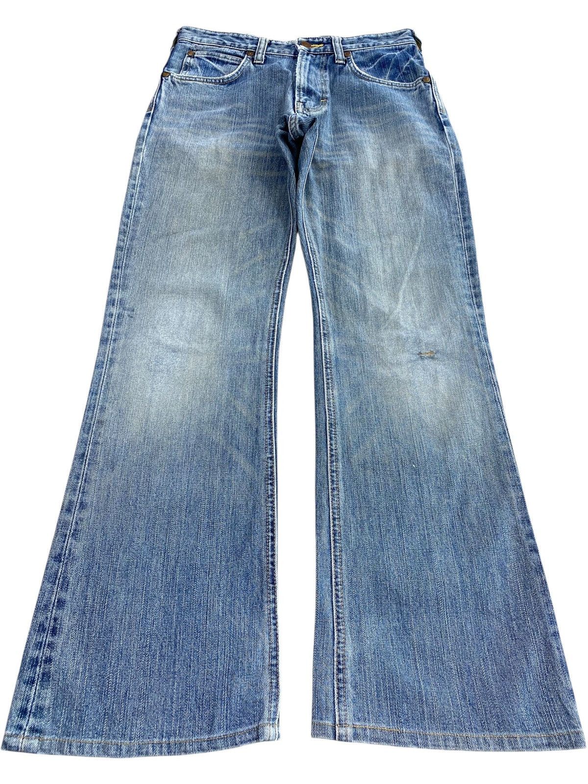 Wrangler Wrangler Brand Faded Wash Flare Style Jeans Size US 29 - 1 Thumbnail