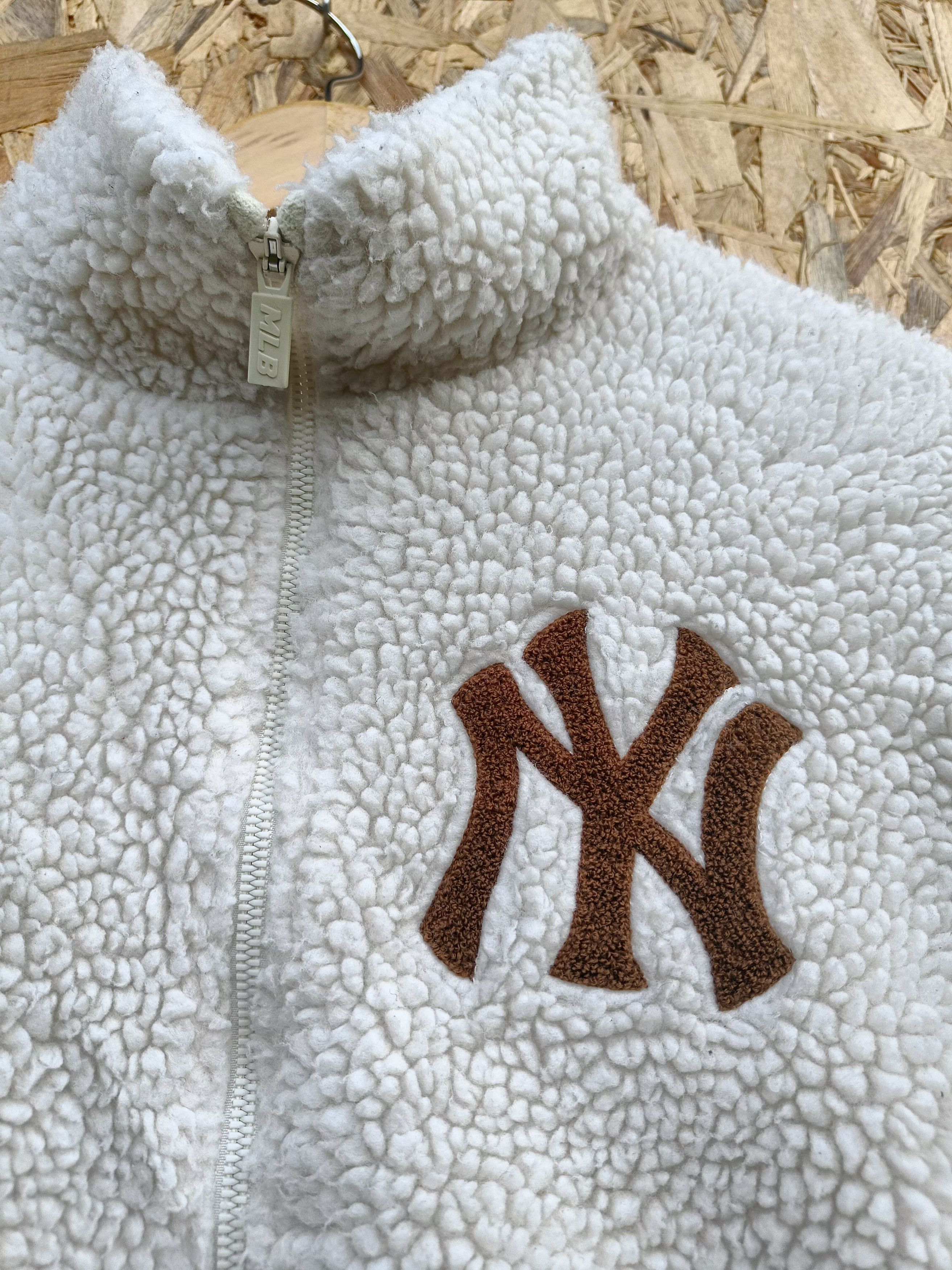 MLB MLB New York Yankees Kids Sherpa Jacket Size US XXS / EU 40 - 8 Thumbnail