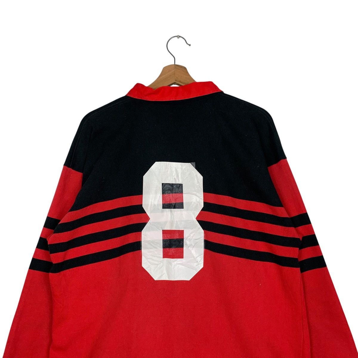 Vintage SUZUKI Sports Polo Rugby Shirt Kunitachi #1903-C83 Size US L / EU 52-54 / 3 - 9 Thumbnail