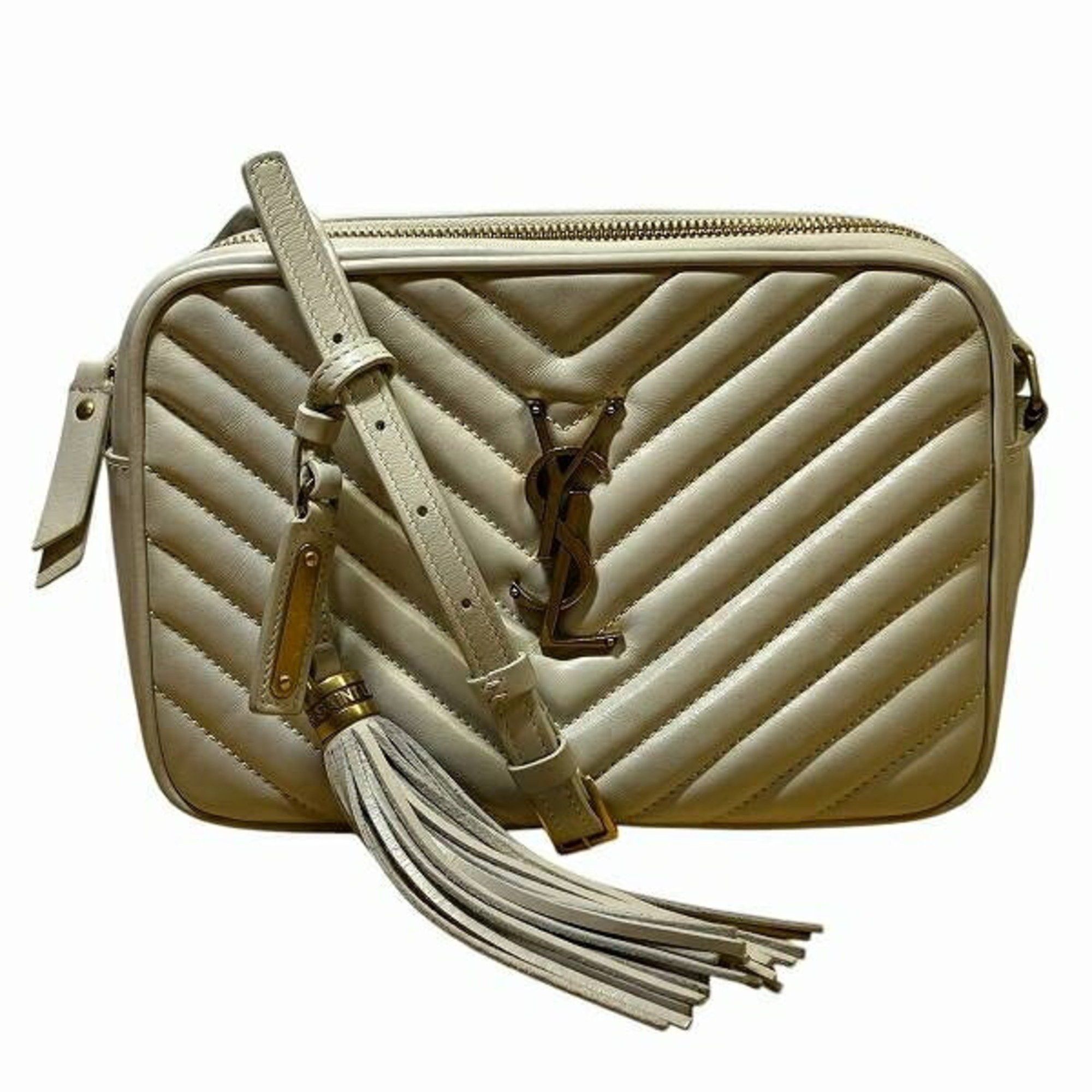 Saint Laurent Paris Saint Laurent Lou Camera Bag 612544 Shoulder Women's in Beige