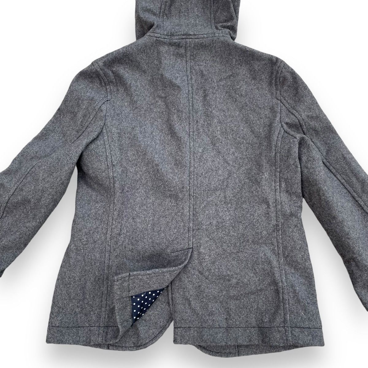 Issey Miyake 🇯🇵 FRAPBOIS FULL ZIP HOODIE WOOL DUFFLE JACKET Size US M / EU 48-50 / 2 - 9 Thumbnail