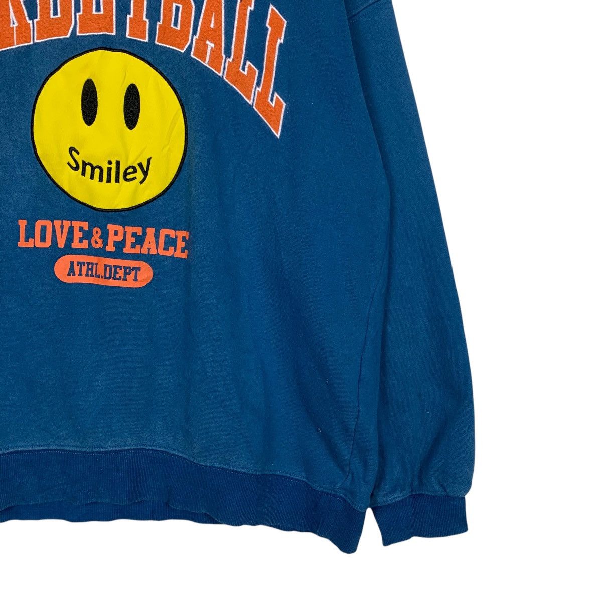 Japanese Brand HARBEYBALL SMILEY FACE Graphics Sweatshirt #2660-C119 Size US L / EU 52-54 / 3 - 4 Thumbnail