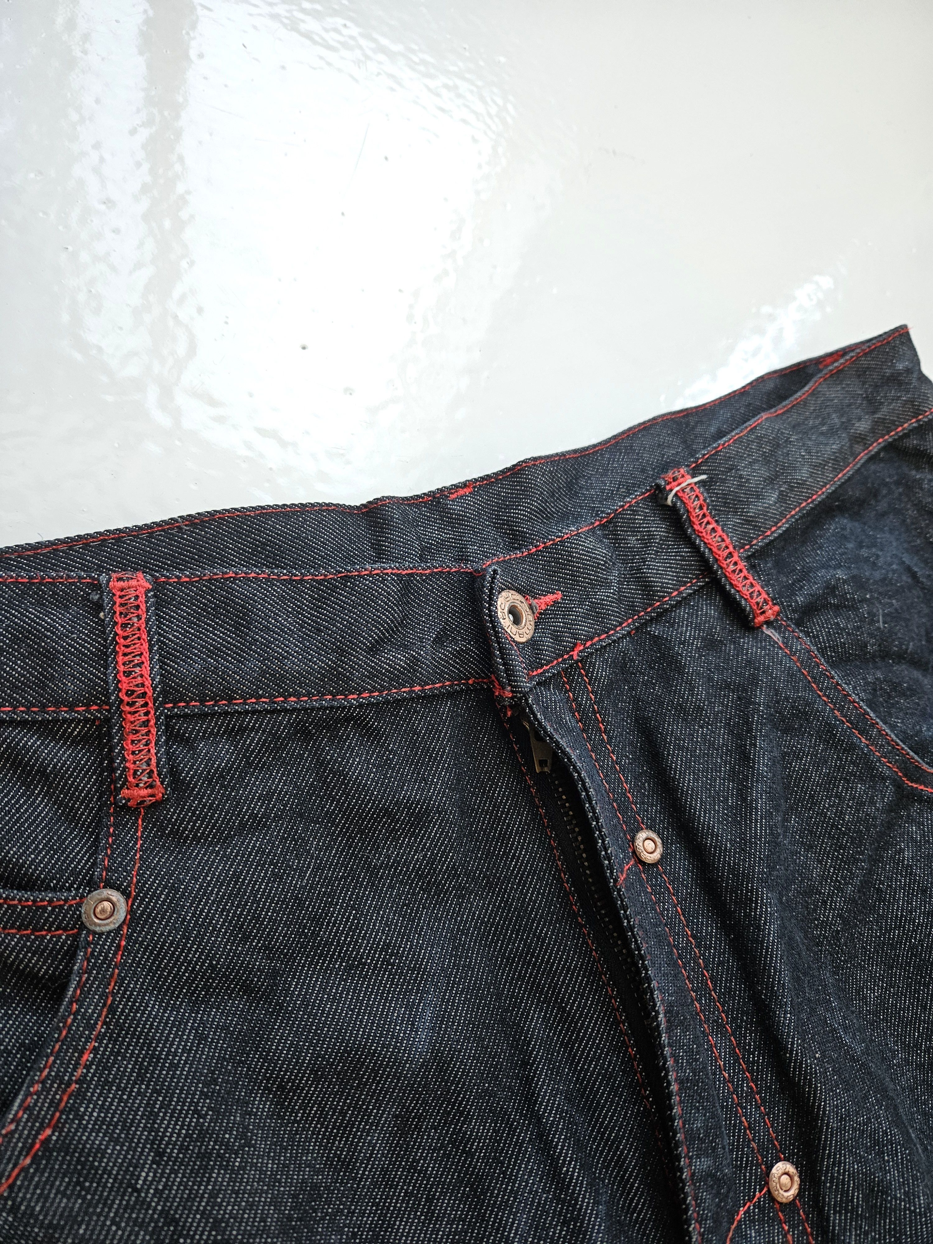 Damani Dada Damani Dada baggy carpenter double knee raw denim Size US 36 / EU 52 - 4 Thumbnail