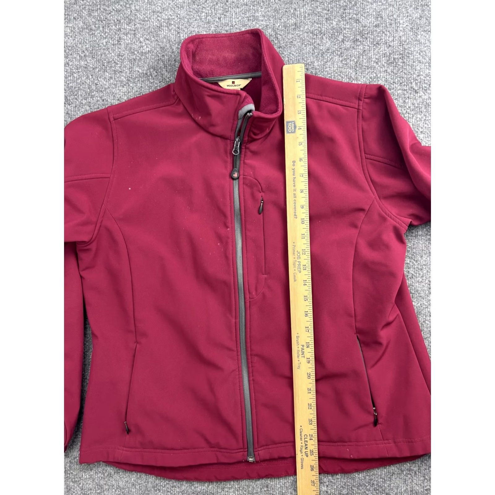 Vintage Woolrich Jacket Womens XL Pink Berry Softshell Full Zip Fleece Lined Outdoor Size XL / US 12-14 / IT 48-50 - 4 Thumbnail