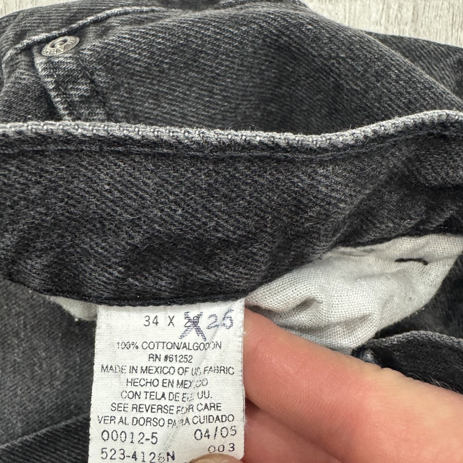 Arizona Jean Co. Arizona Jeans Mens Jeans 34x25 Black Original Straight Leg Size US 34 / EU 50 - 5 Thumbnail