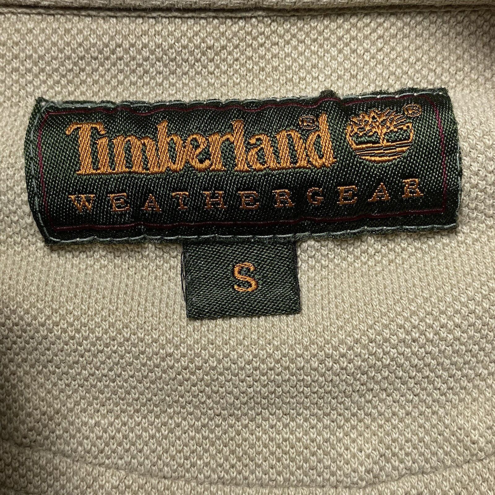 Timberland Timberland Small Beige Striped Short Sleeve Polo Shirt Size US M / EU 48-50 / 2 - 3 Thumbnail