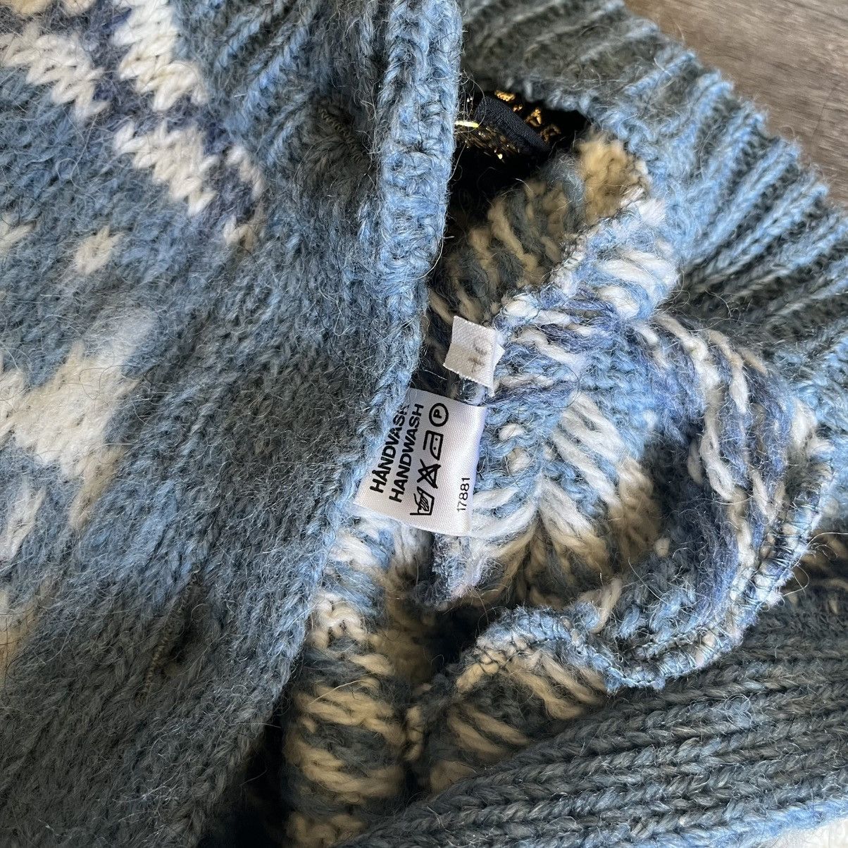 Vintage Vintage Norlender Wool Nordic Button Up Cardigan Sweater Size L / US 10 / IT 46 - 8 Thumbnail