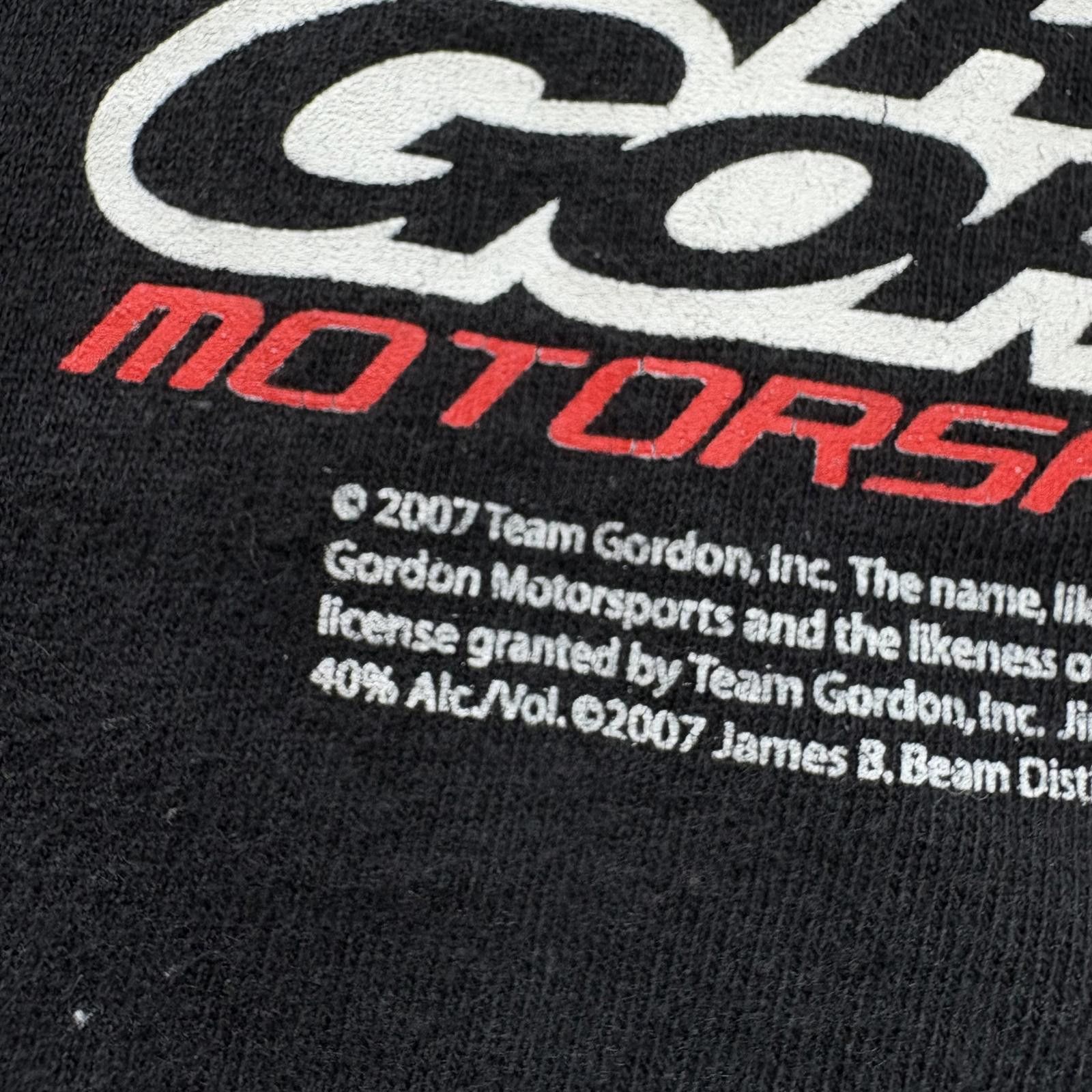 NASCAR Vintage Y2K Jim Beam Black Whiskey Robby Gordon NASCAR Shirt Size US XL / EU 56 / 4 - 7 Thumbnail