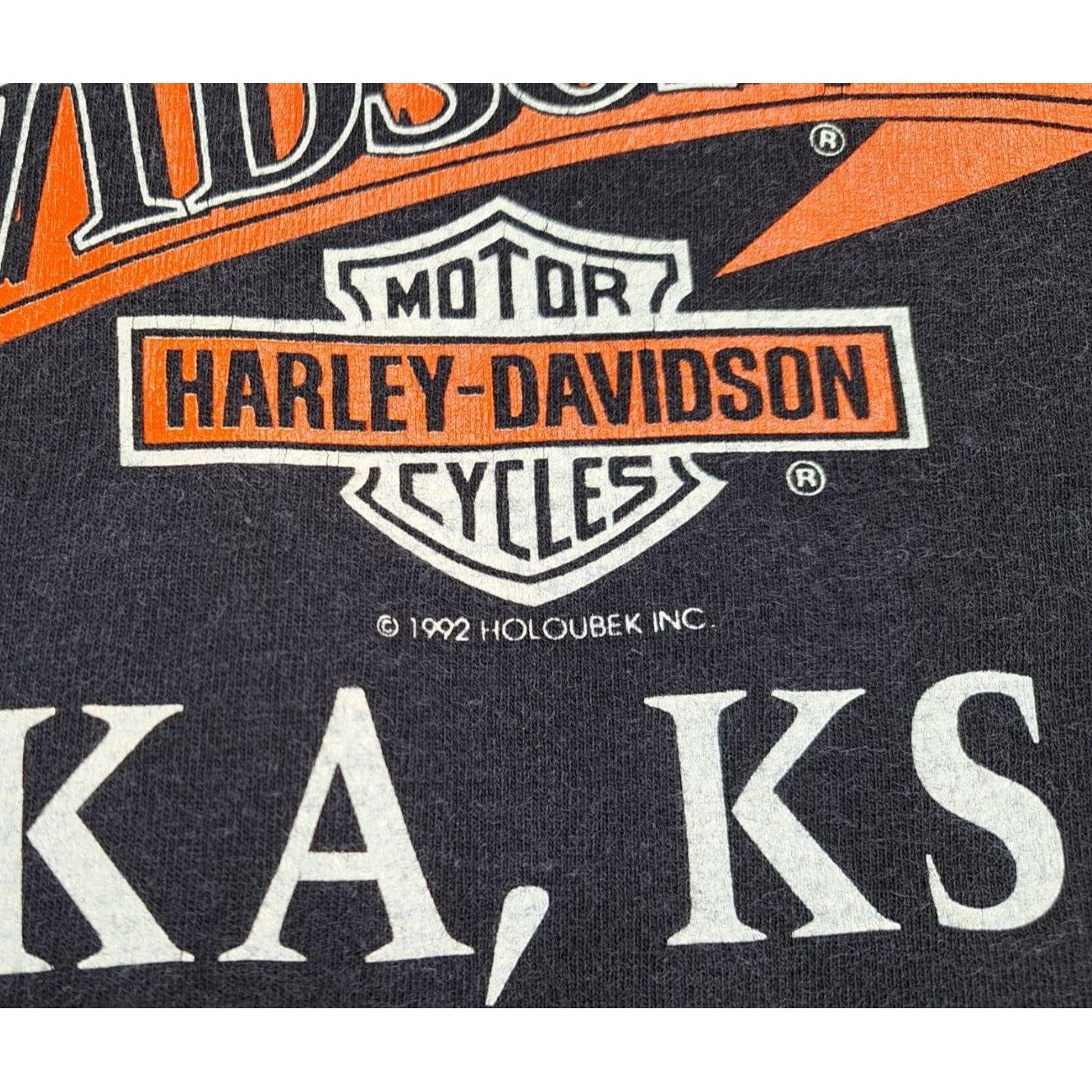 Harley Davidson Vintage Harley Davidson Topeka Kansas T-Shirt XXL Skull Size US XXL / EU 58 / 5 - 7 Thumbnail