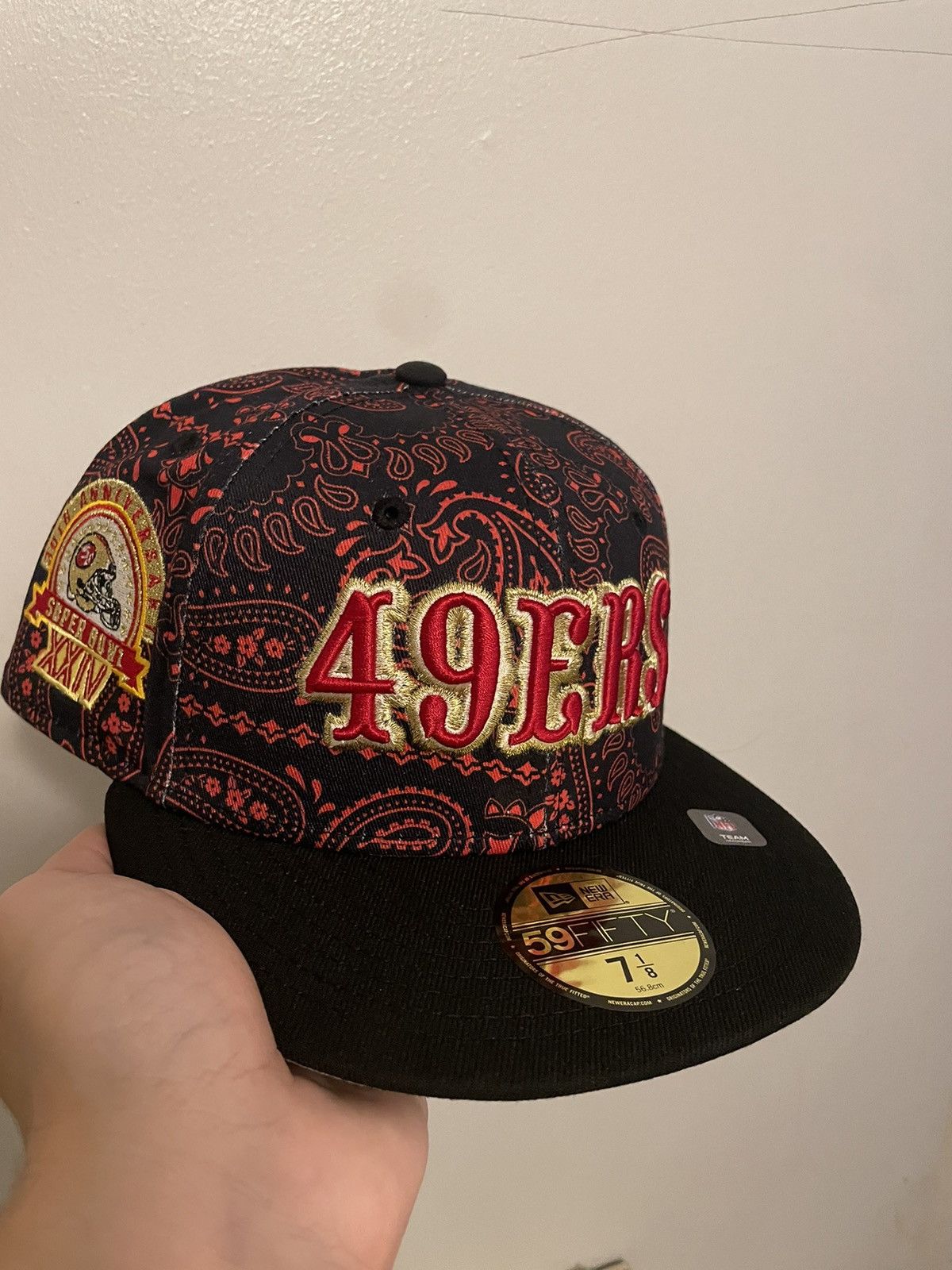 MyFitteds Myfitteds San Francisco 49ers paisley red 30th anniversary Size ONE SIZE - 2 Thumbnail