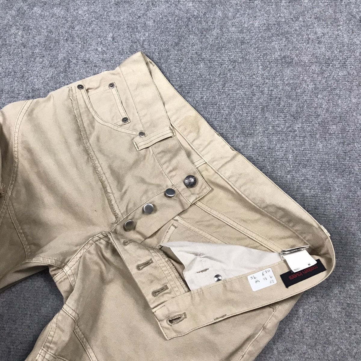 Japanese Brand × Le Grande Bleu (L.G.B.) × Tornado Mart Flare Modern Lovers patchwork Japan design bootcut pants Size US 32 / EU 48 - 12 Thumbnail