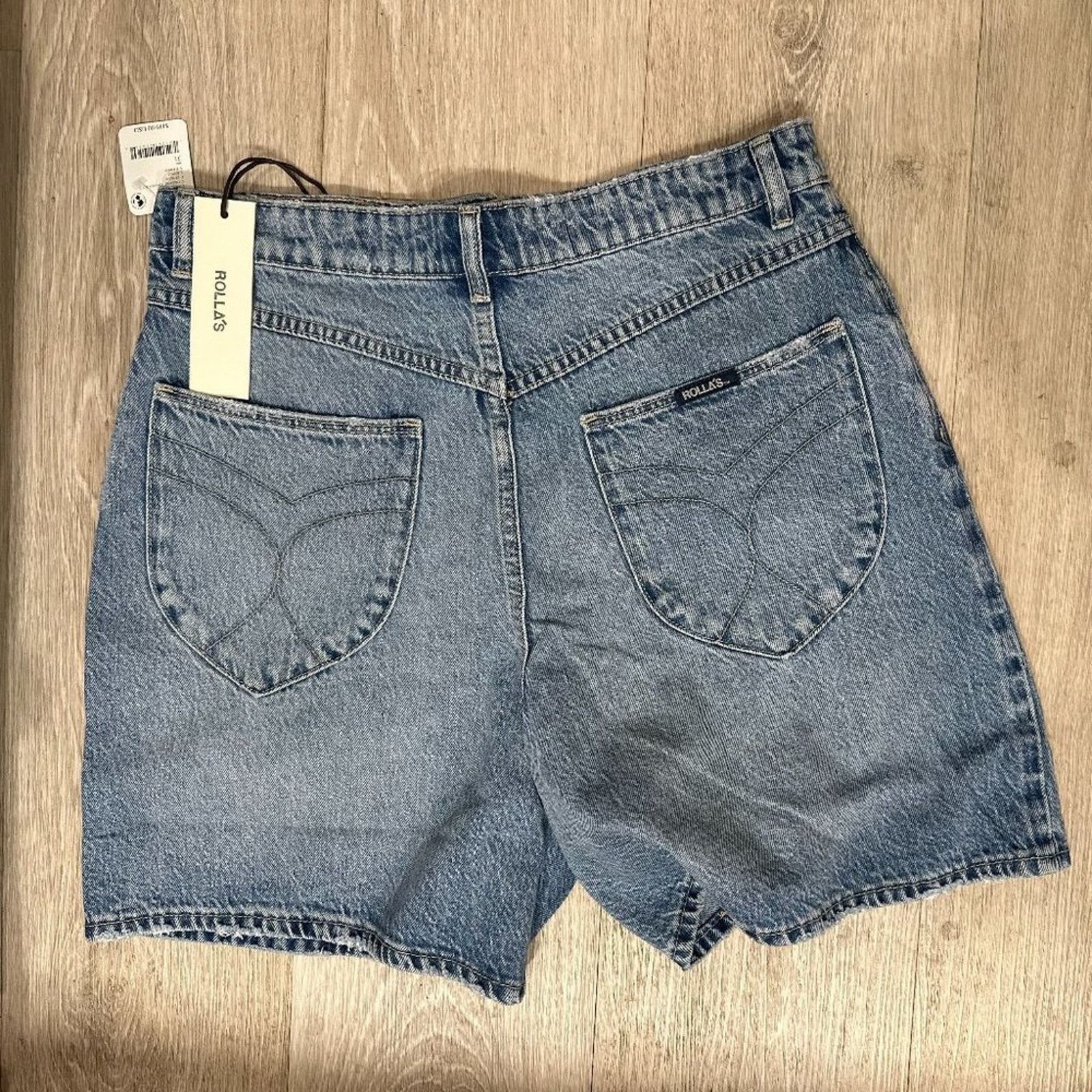 Free People Free People Rolla's Mirage Long Shorts - Lt Blue - 31 Size 31" - 8 Thumbnail