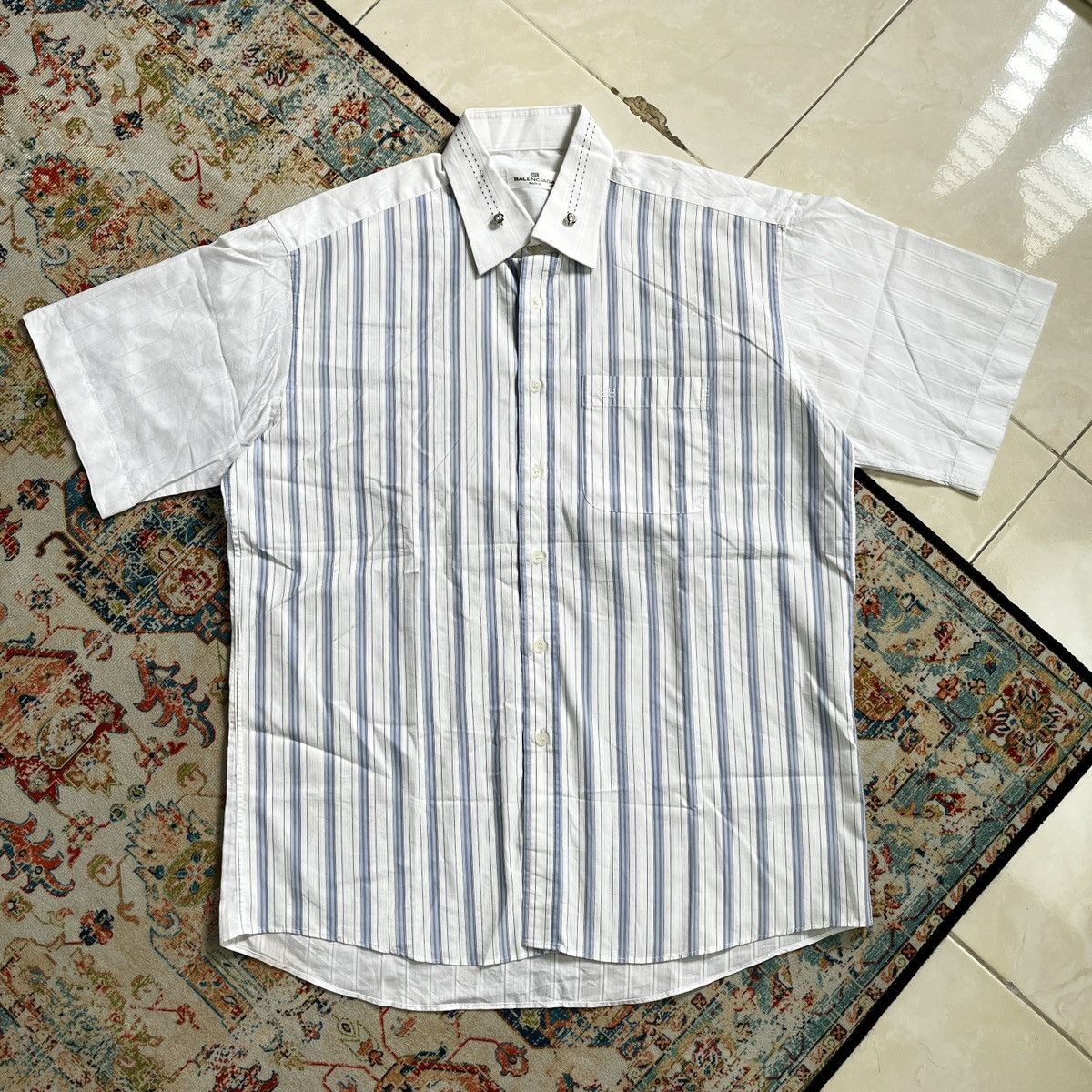 Balenciaga Vintage Balenciaga button shirt Size US XL / EU 56 / 4 - 2 Thumbnail