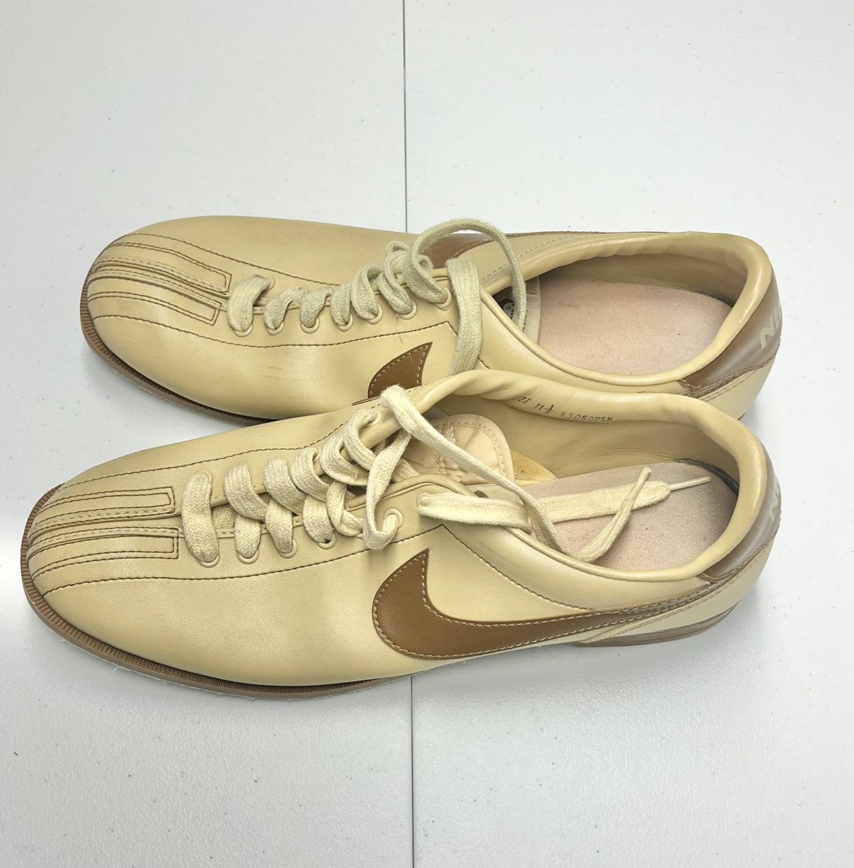Nike Sportswear Vintage Vintage 80s Nike Bowling Shoes 830507SN Men s 11.5 Beige Grailed