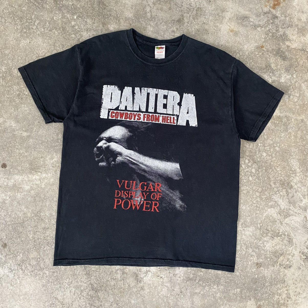Vintage Pantera Cowboys From Hell Album Promo Band Tee