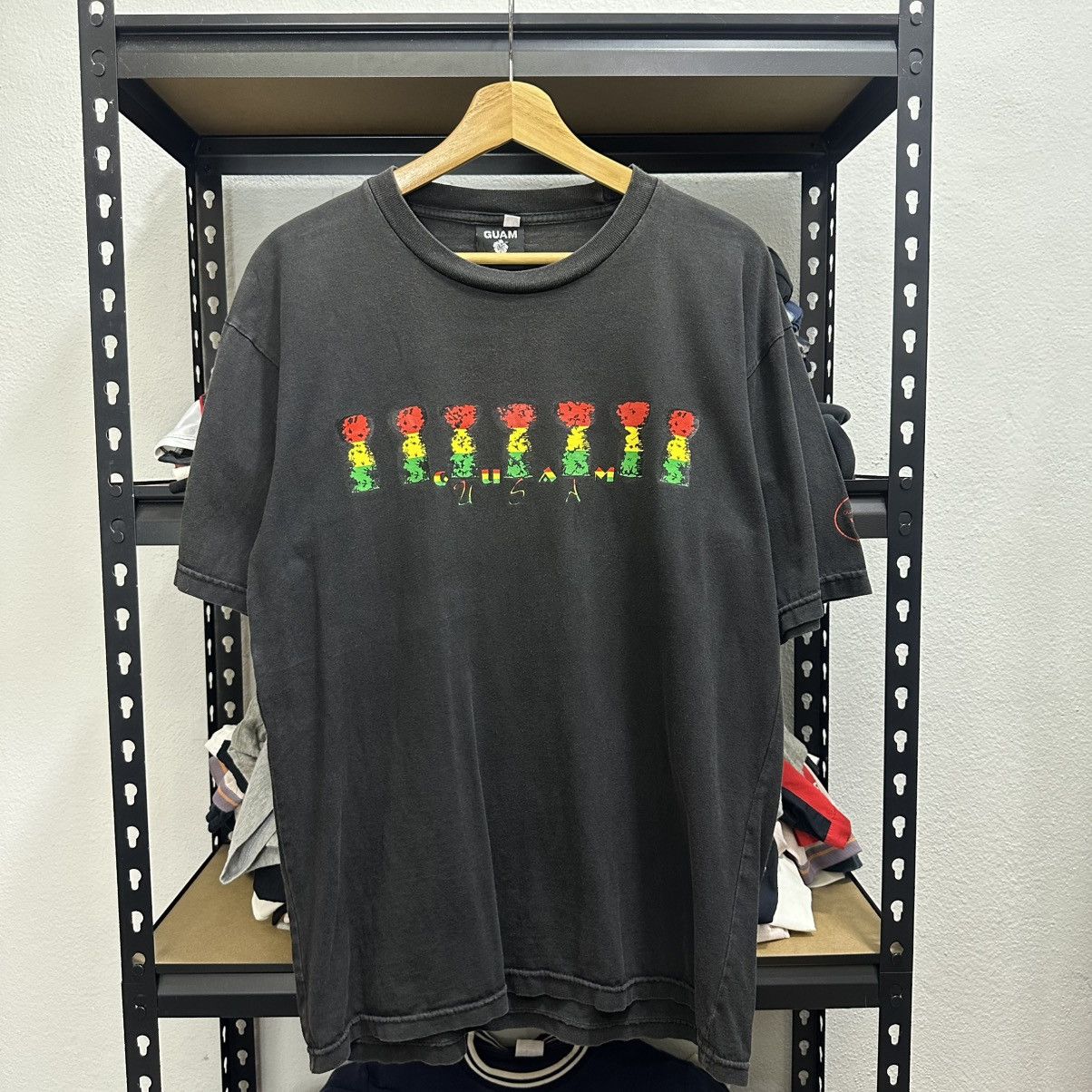 Vintage Rare Guam Hawaii Rasta Tee Size US M / EU 48-50 / 2 - 1 Thumbnail