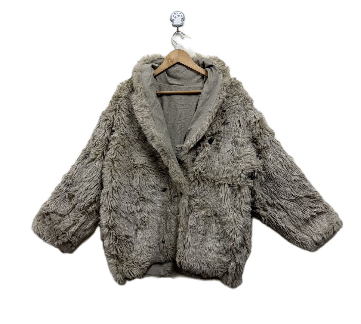 Issey Miyake Vintage Huitieme 8e Reversible Faux Fur Hairy Jacket Size US XL / EU 56 / 4 - 1 Thumbnail
