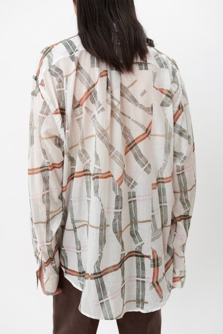 Our Legacy Coco Shirt - White Cracked Check Size US S / EU 44-46 / 1 - 4 Thumbnail