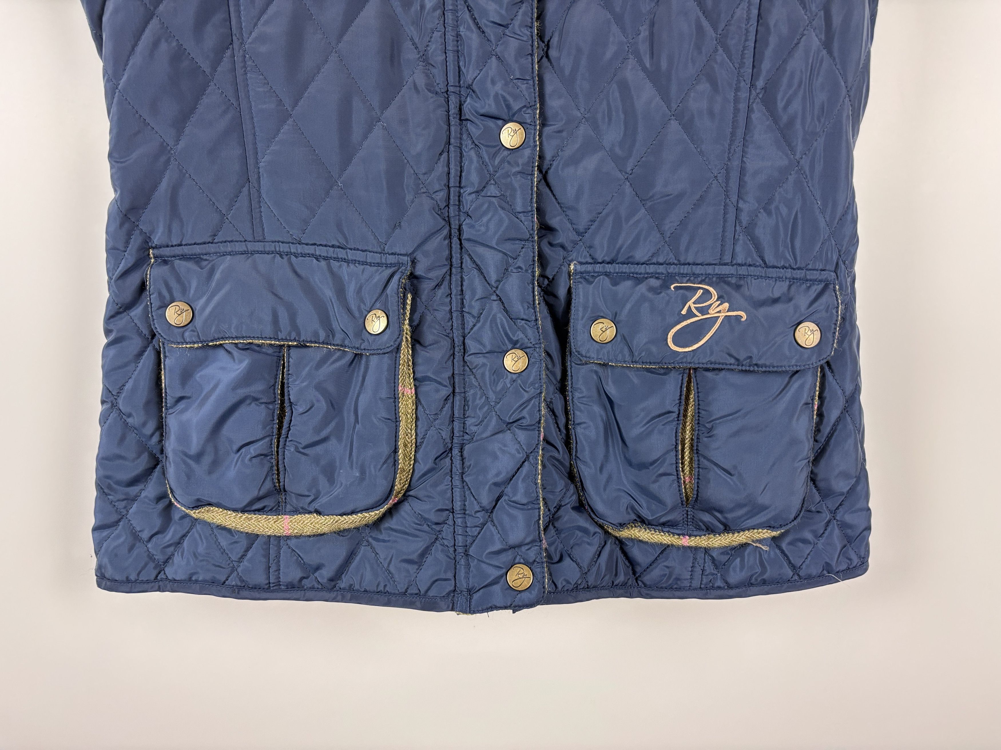 Vintage Rydale Tweed Waistcoat Country Hunting Gilet Jacket Blue S Size S / US 4 / IT 40 - 3 Thumbnail