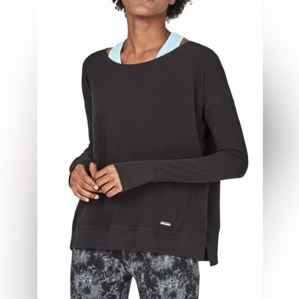 Sweaty Betty sweaty betty after class sweatshirt loose fit activewear slo Size L / US 10 / IT 46 - 1 Thumbnail