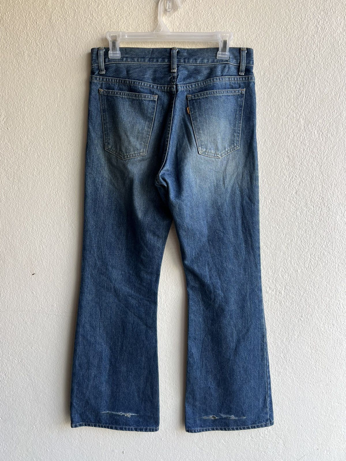 Orslow Dirty Mud Orslow Distressed Denim Bootcut Flare Jeans Size US 30 / EU 46 - 23 Thumbnail