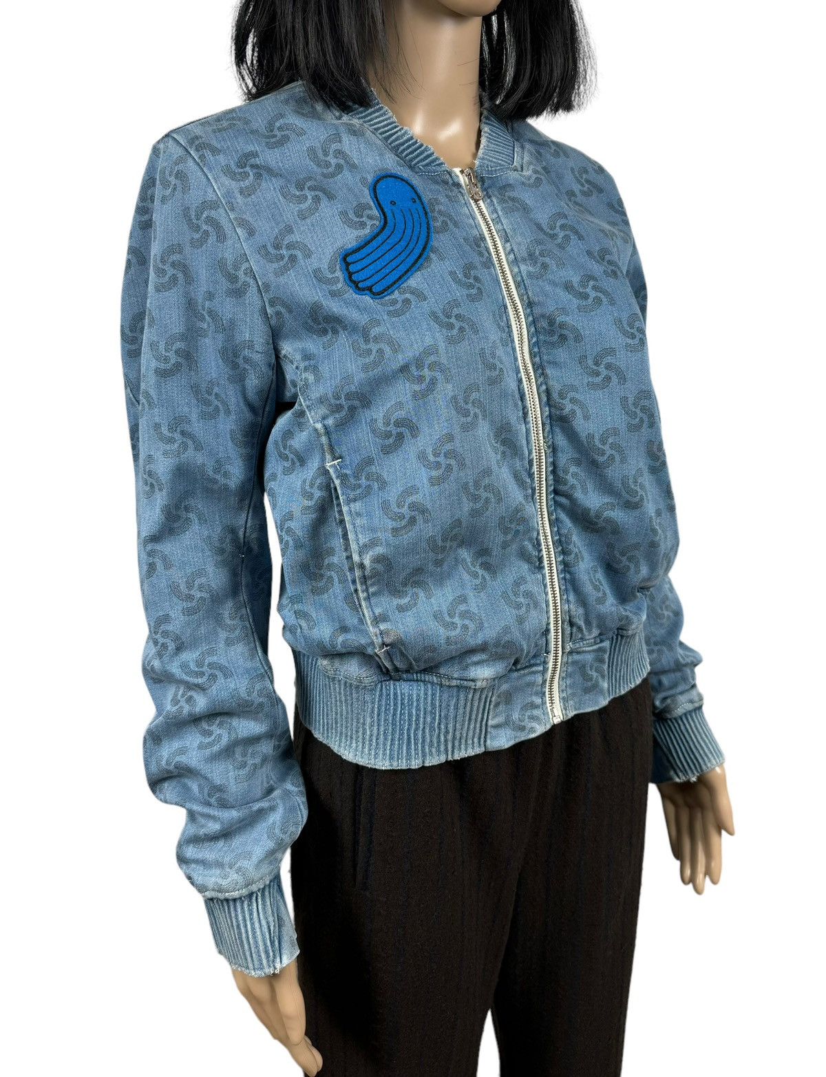 G-Star × Pharrell Gstar Pharell Williams Denim Bomber Jacket Printed size M Size M / US 6-8 / IT 42-44 - 6 Thumbnail