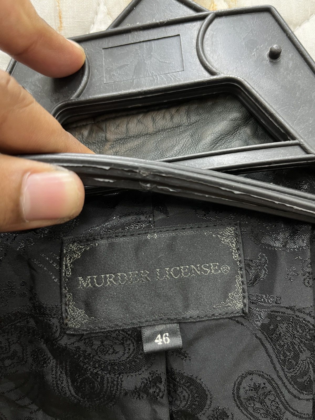 Japanese Brand 🔥🔥🔥STEALS MURDER LICENSE CAFE RACER LEATHER JACKET Size S / US 4 / IT 40 - 8 Thumbnail
