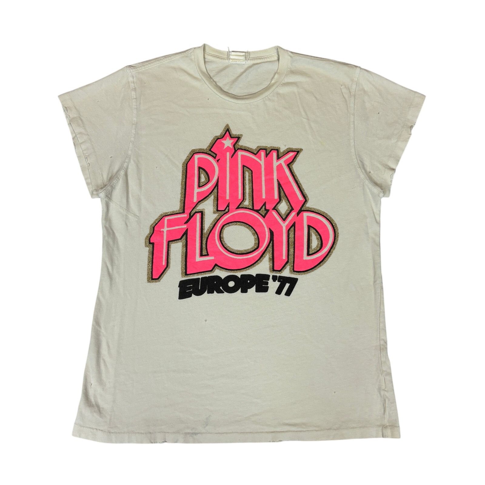 MadeWorn Madeworn Pink Floyd Cap Sleeve Baby Tee Shirt S Size S / US 4 / IT 40 - 1 Thumbnail