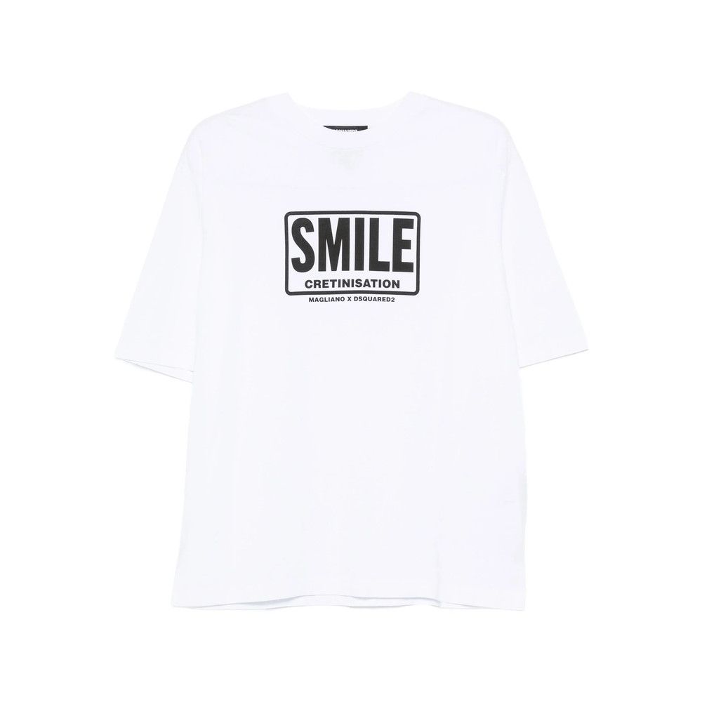 Dsquared2 WHITE T-Shirts & Vests - T-Shirts