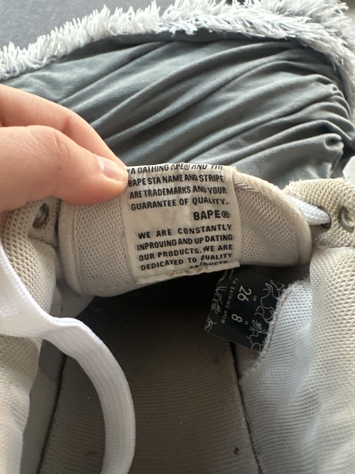 Bape Rare bapesta camo Size US 8 / EU 41 - 7 Thumbnail