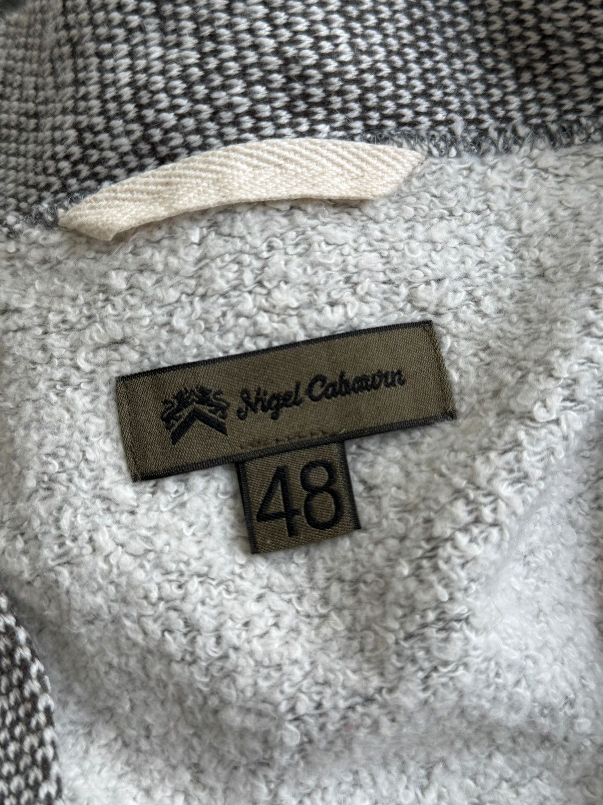 Nigel Cabourn Nigel Cabourn Salt & Pepper Cardigan Vintage Inspired Size US L / EU 52-54 / 3 - 8 Thumbnail