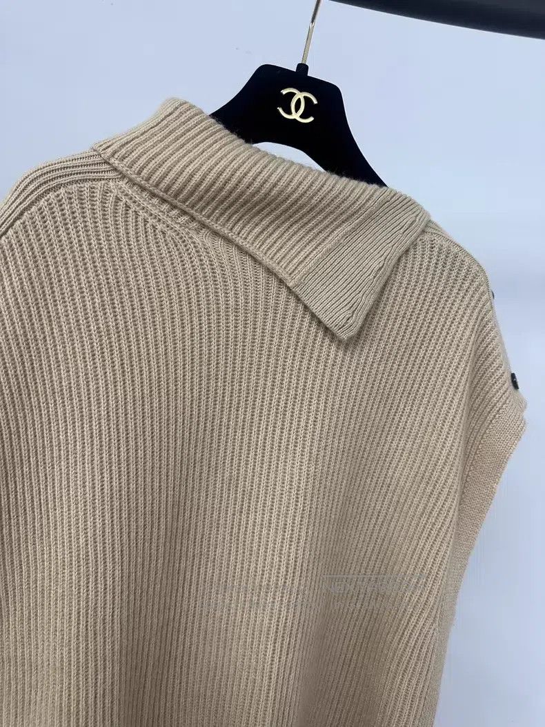 Hermes Hermes Camel Hair Side Button Knit Dress Size S / US 4 / IT 40 - 3 Thumbnail