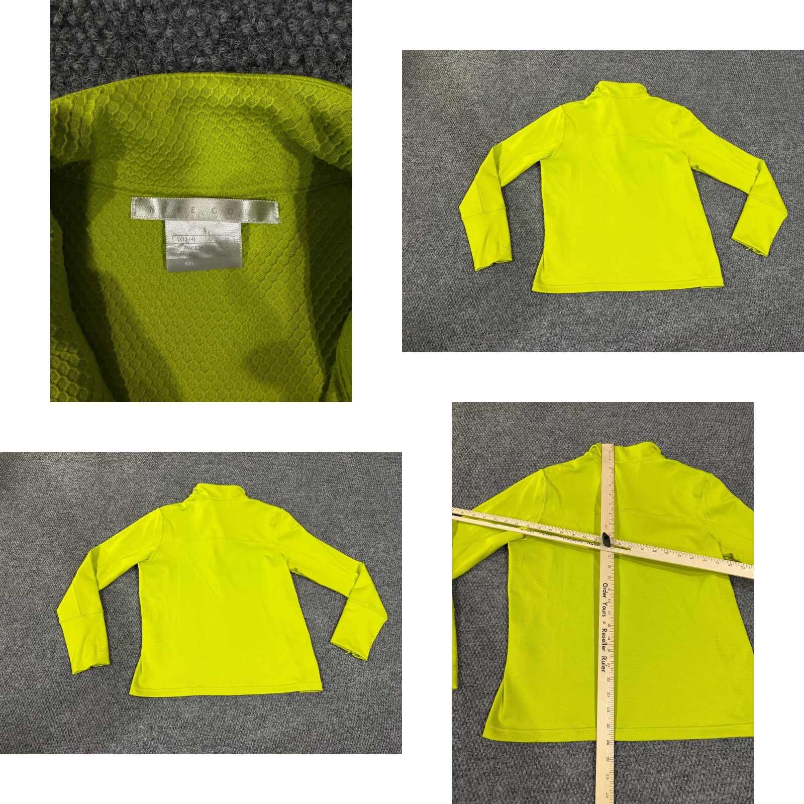 Nike Nike Golf Pullover Womens Large Green Quarter Zip Long Sleeve Athletic Sweatshirt Size L / US 10 / IT 46 - 8 Thumbnail