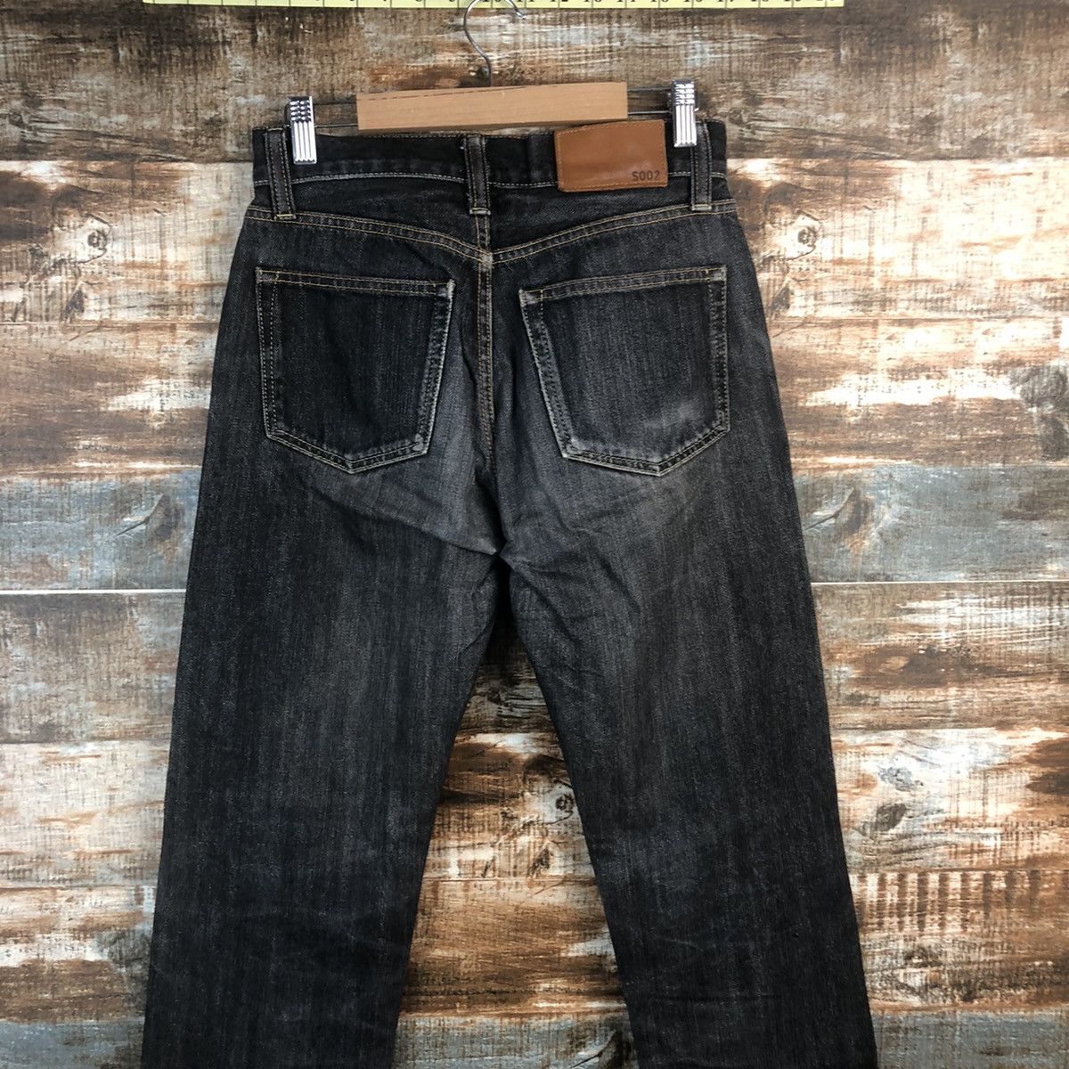 Japanese Brand DL Uniqlo Black Denim Pants #C288 Size US 29 - 13 Thumbnail