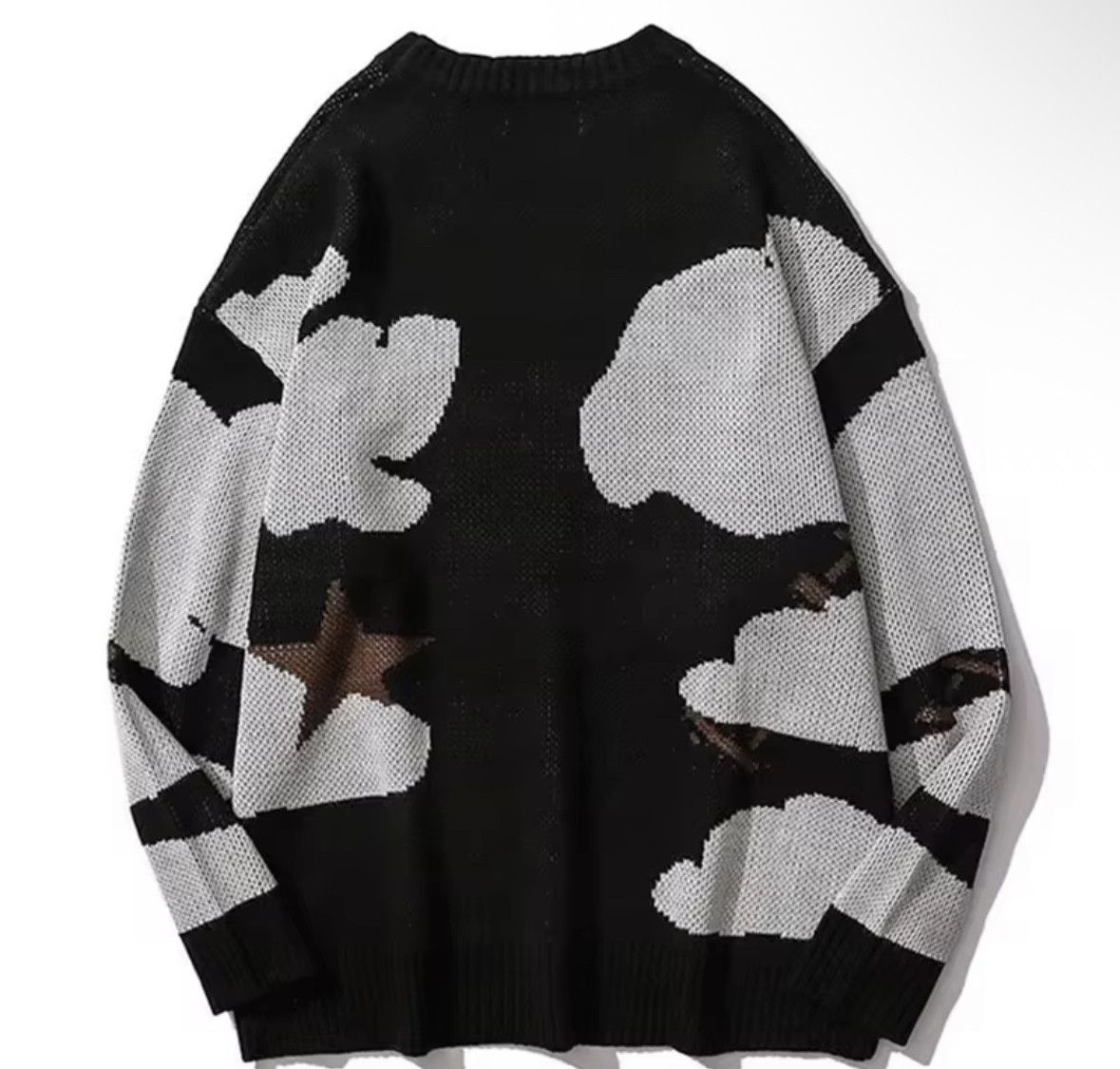 Other Streetwear Hip Hop Smile Sweater Jacquard Knitted Sweatshirt Size US L / EU 52-54 / 3 - 2 Thumbnail