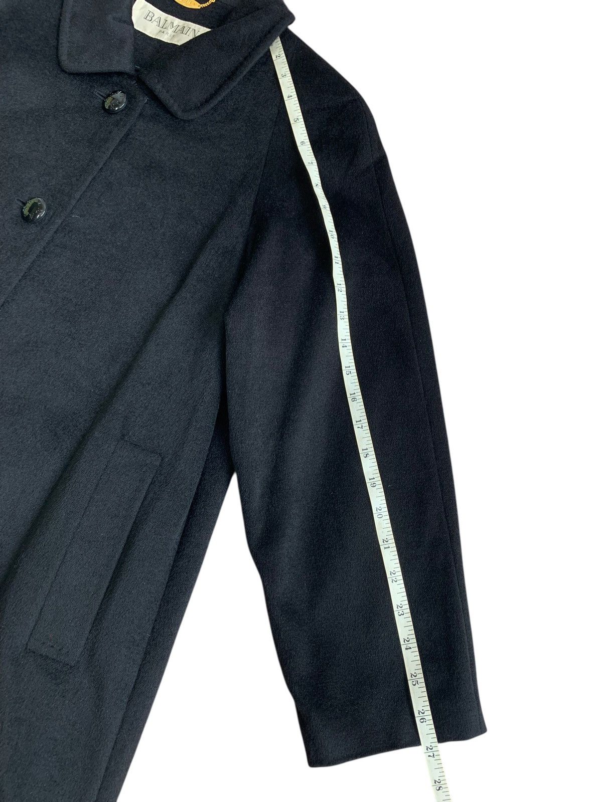 Balmain Balmain Japan Angola Silk Black Longcoat Size US S / EU 44-46 / 1 - 12 Thumbnail