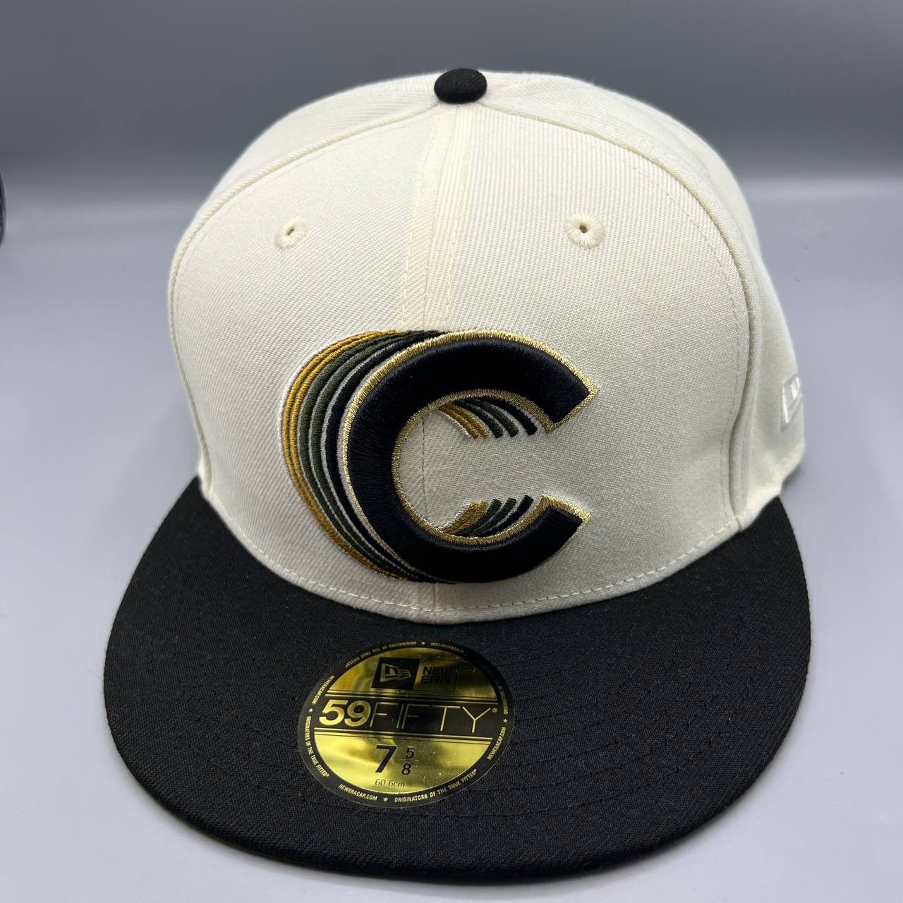 New Era Chicago Cubs Hat Men 7 5/8 59Fifty New Era MLB Fitted Cap Size ONE SIZE - 3 Thumbnail