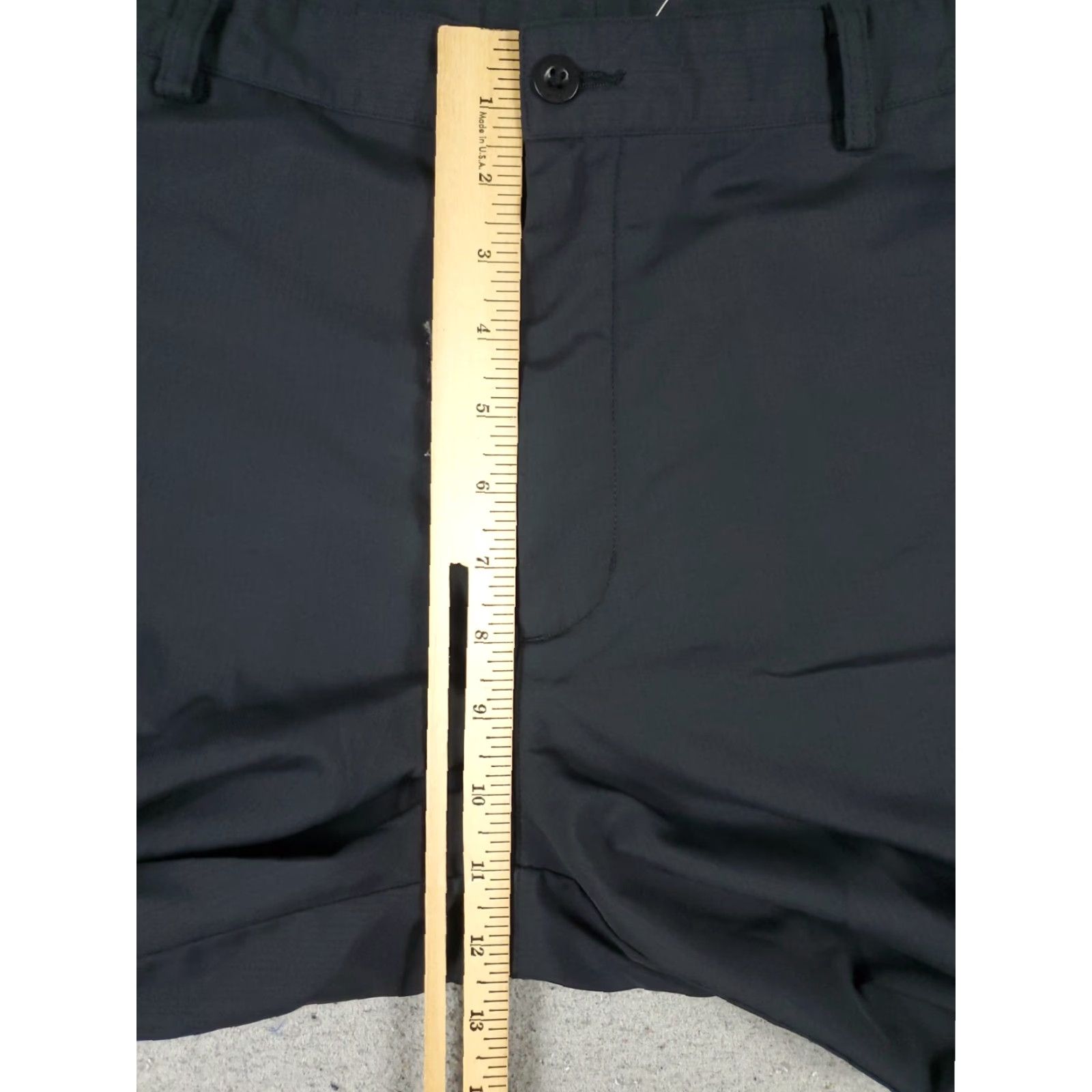 Nike Nike Dri-Fit Golf Pants Mens 34x34 Black Flat Front Chino Trousers Size US 34 / EU 50 - 3 Thumbnail