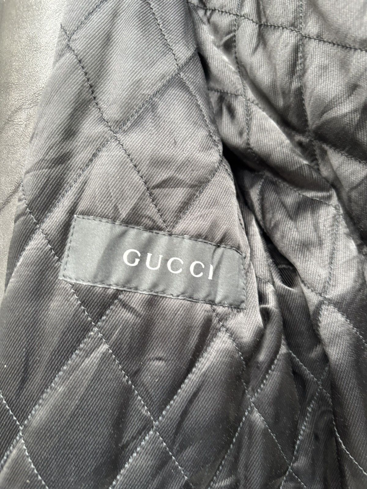 Gucci Gucci FW2006 runway motorbike leather jacket Size US M / EU 48-50 / 2 - 15 Thumbnail