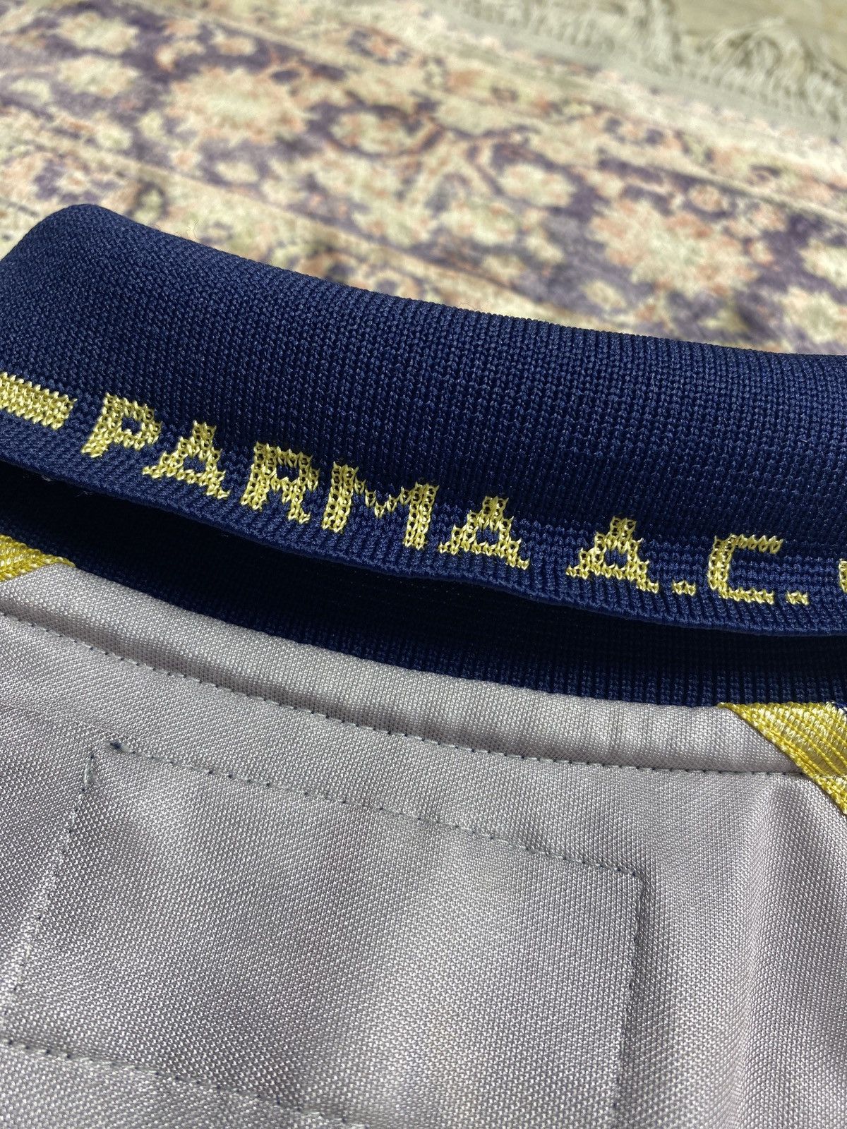 Raised by Champions AC Parma Away 2000/01 Player Issue Long Sleeve Size US XL / EU 56 / 4 - 11 Thumbnail