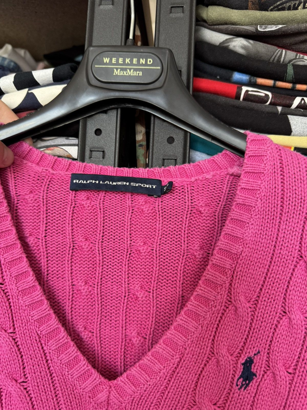 Ralph Lauren Ralph Laurent Polo sweater pink V neck Size S / US 4 / IT 40 - 3 Thumbnail