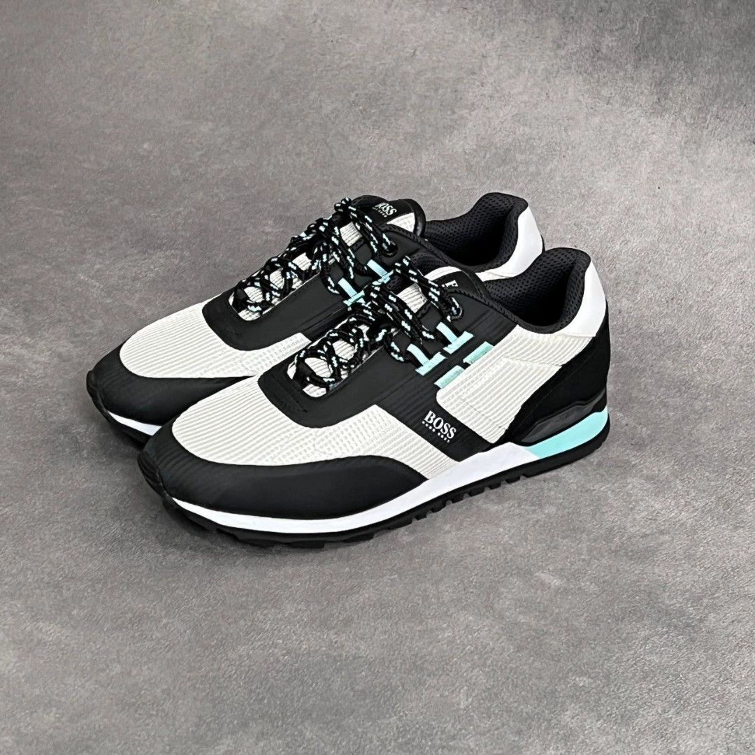 Hugo Boss HUGO BOSS color blocked lace-up casual trainers Size US 6 / EU 39 - 2 Thumbnail